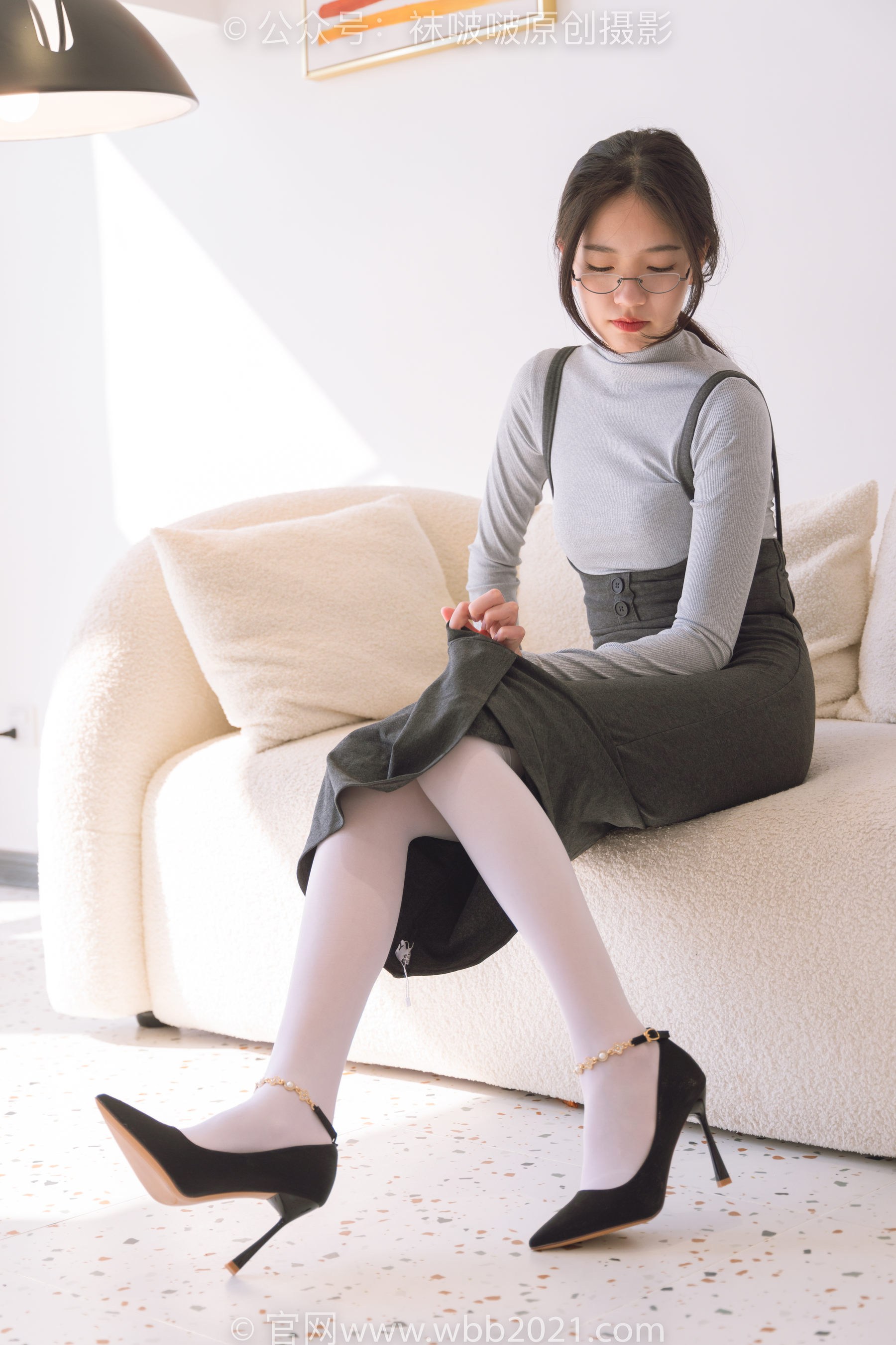 BoBoSocks袜啵啵 No.242 小甜豆-高跟鞋、厚白丝