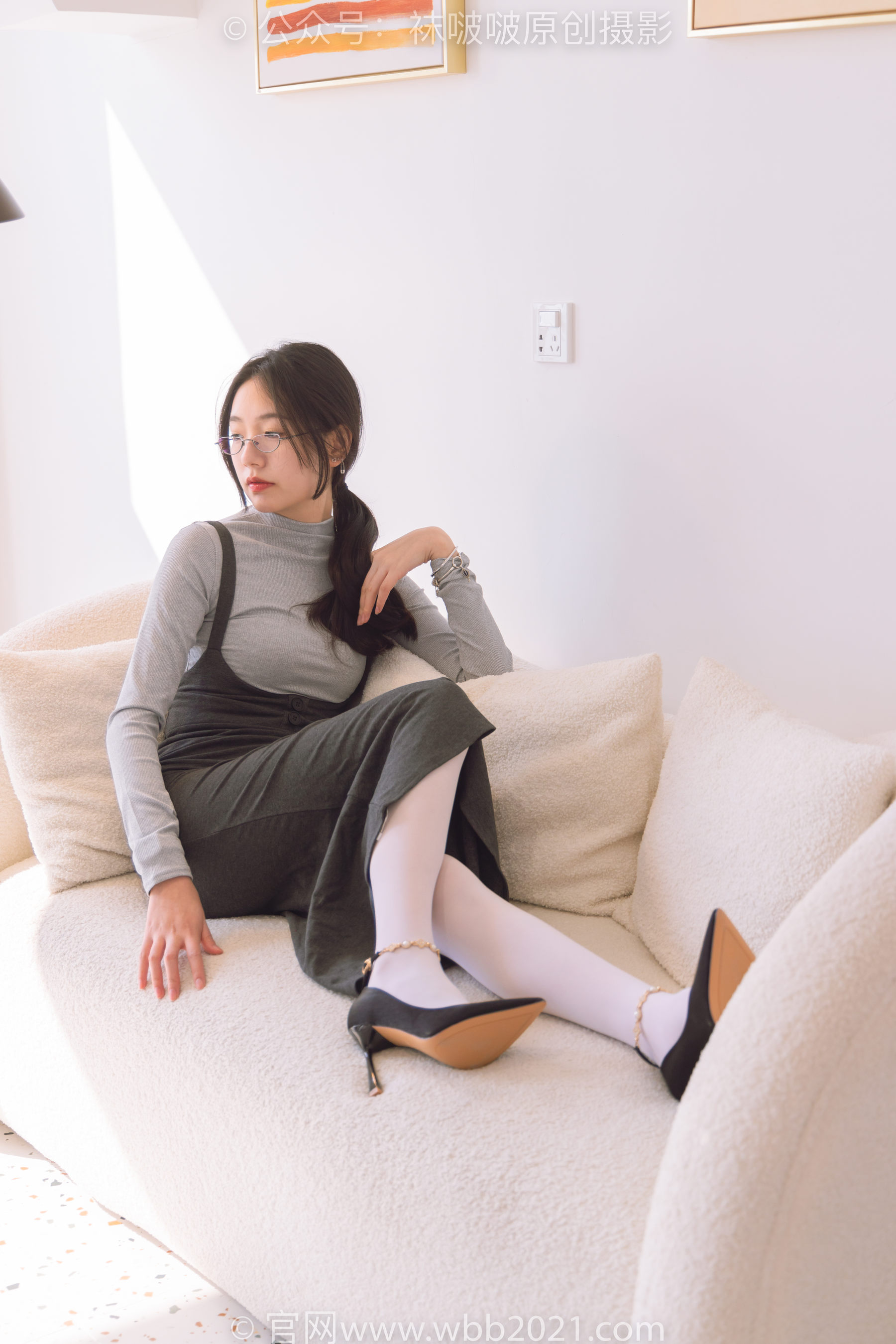 BoBoSocks袜啵啵 No.242 小甜豆-高跟鞋、厚白丝