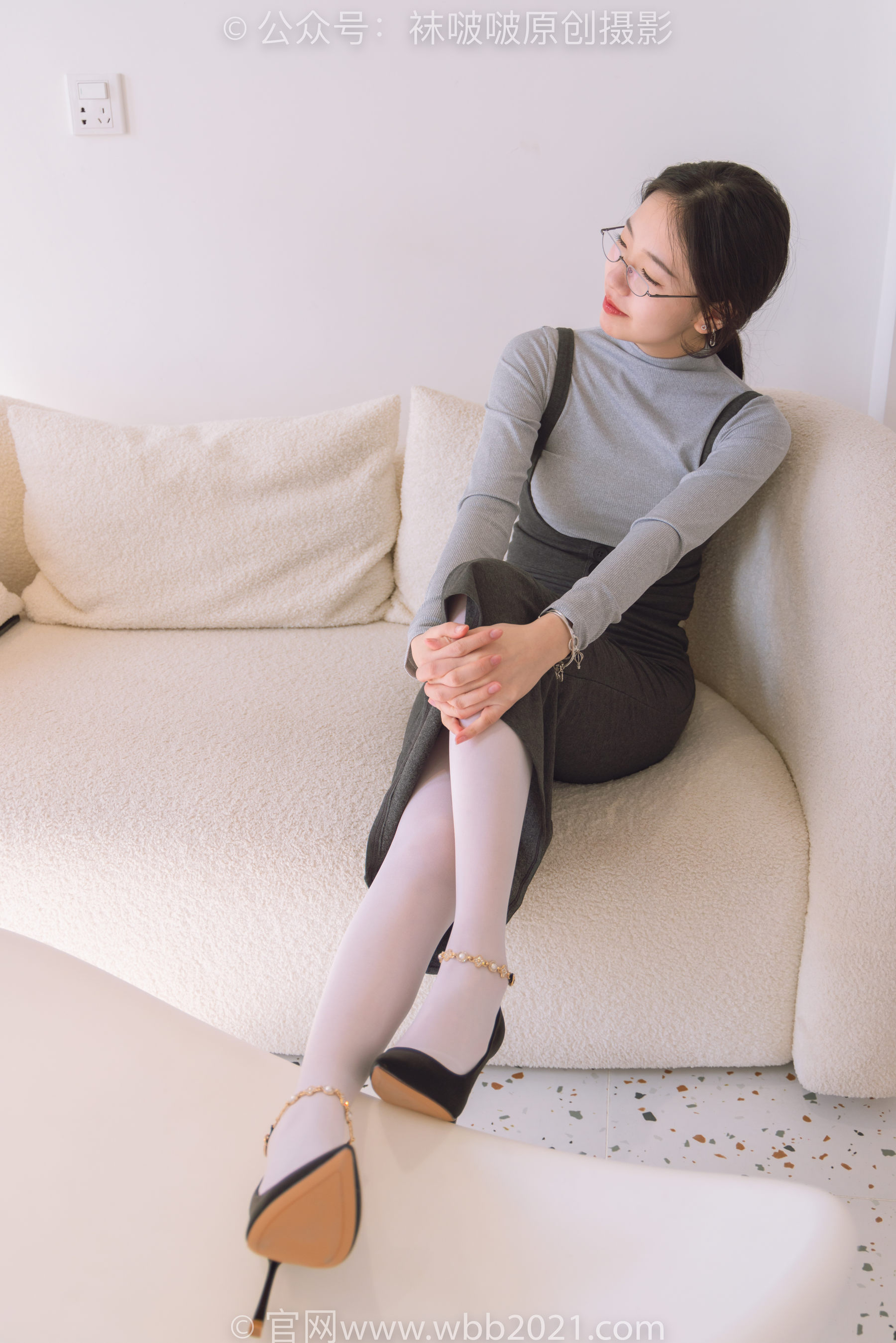 BoBoSocks袜啵啵 No.242 小甜豆-高跟鞋、厚白丝