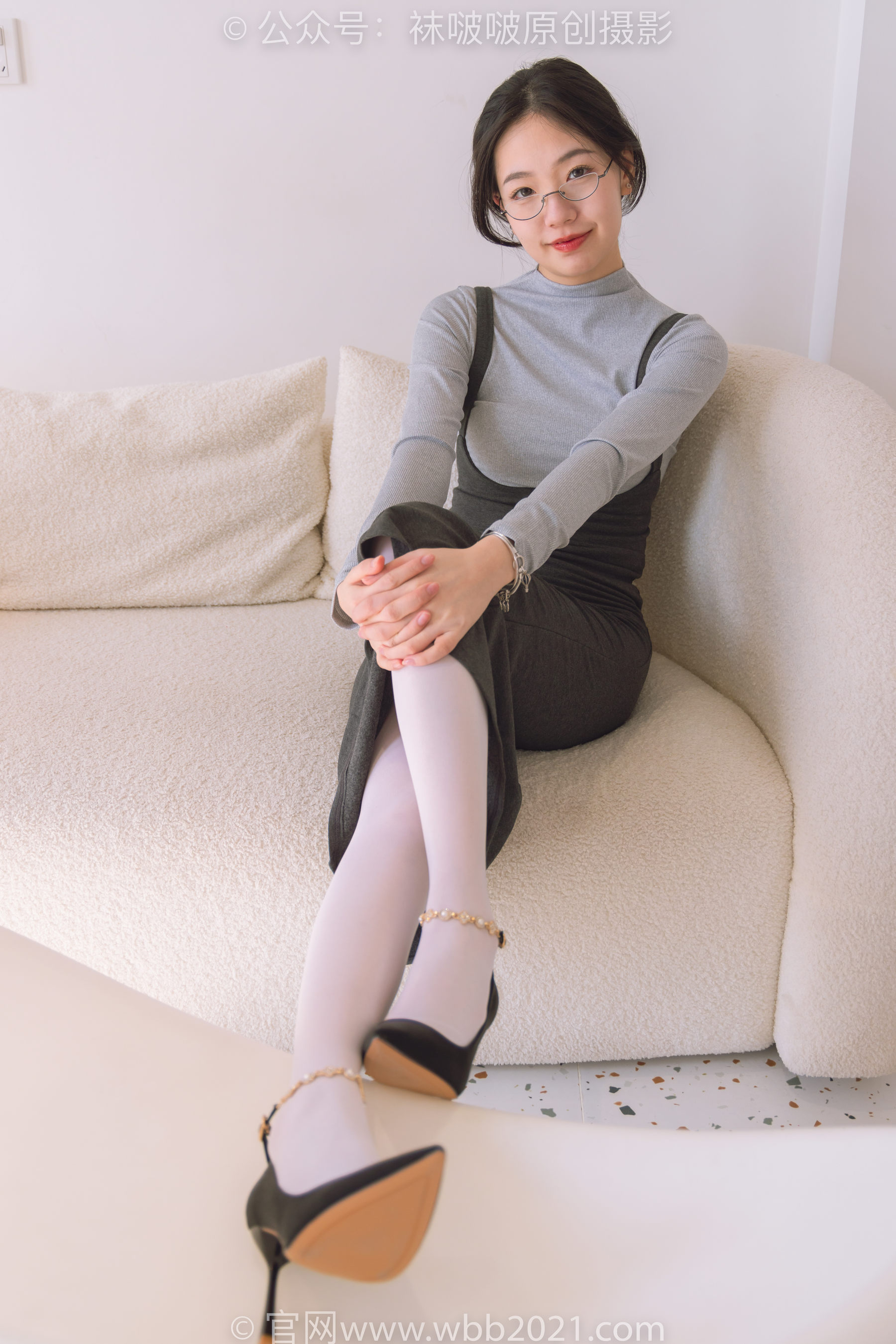 BoBoSocks袜啵啵 No.242 小甜豆-高跟鞋、厚白丝