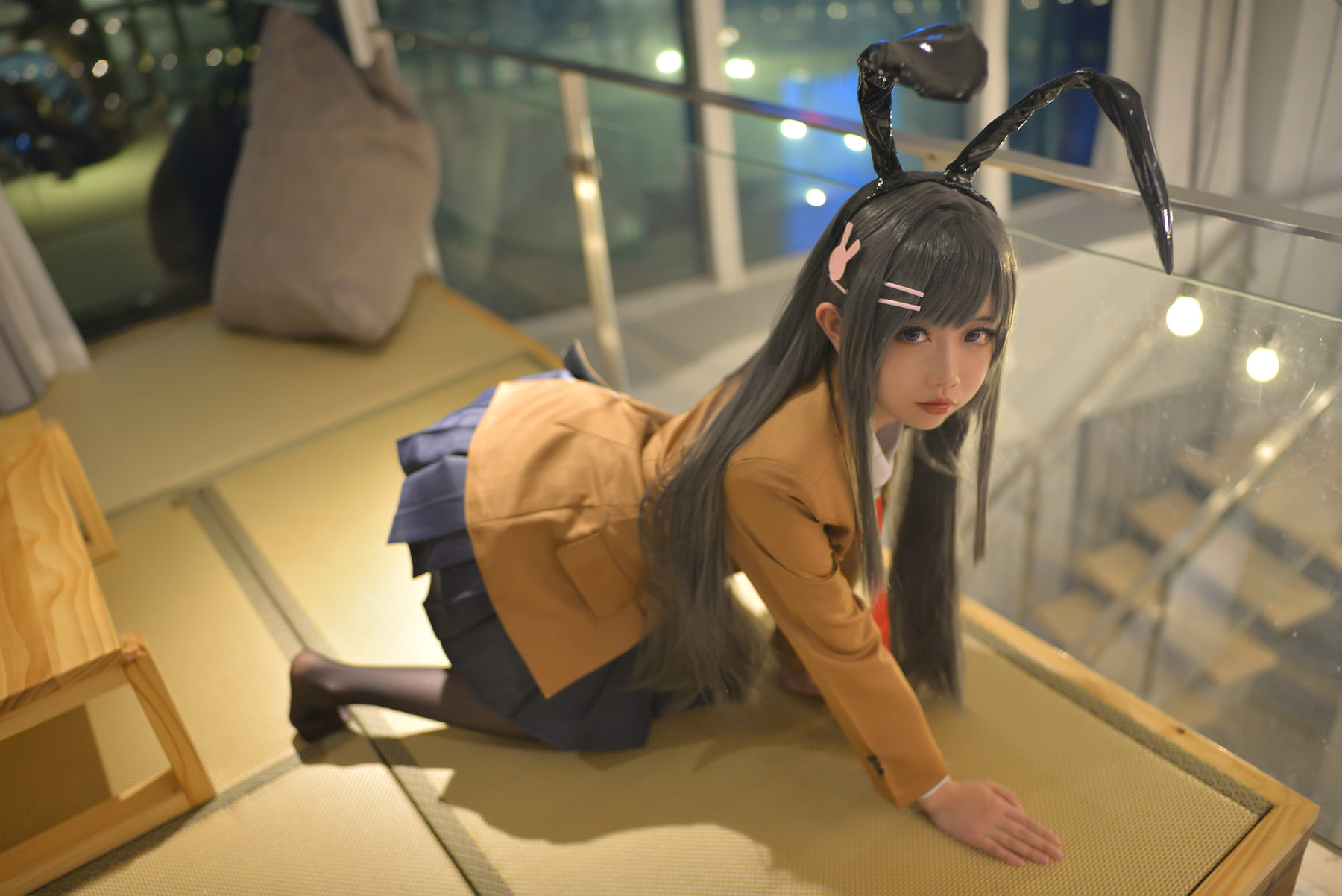 Cos小姐姐雪琪 - 麻衣制服兔女郎