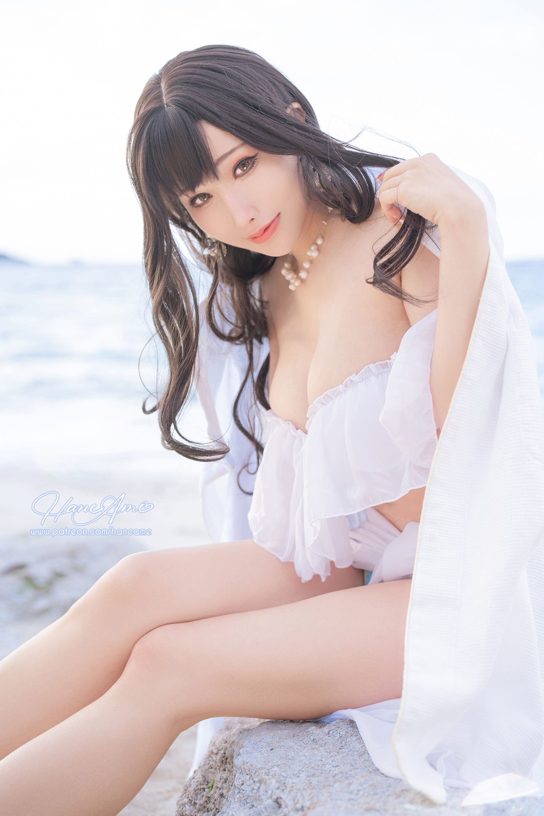 Hane Ame 雨波写真 - Original White sand love in Okinawa 白沙之戀