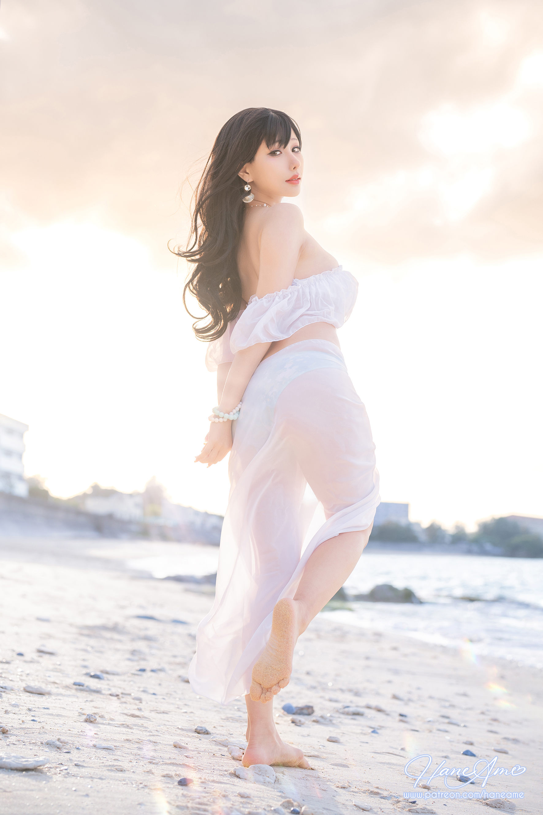 Hane Ame 雨波写真 - Original White sand love in Okinawa 白沙之戀