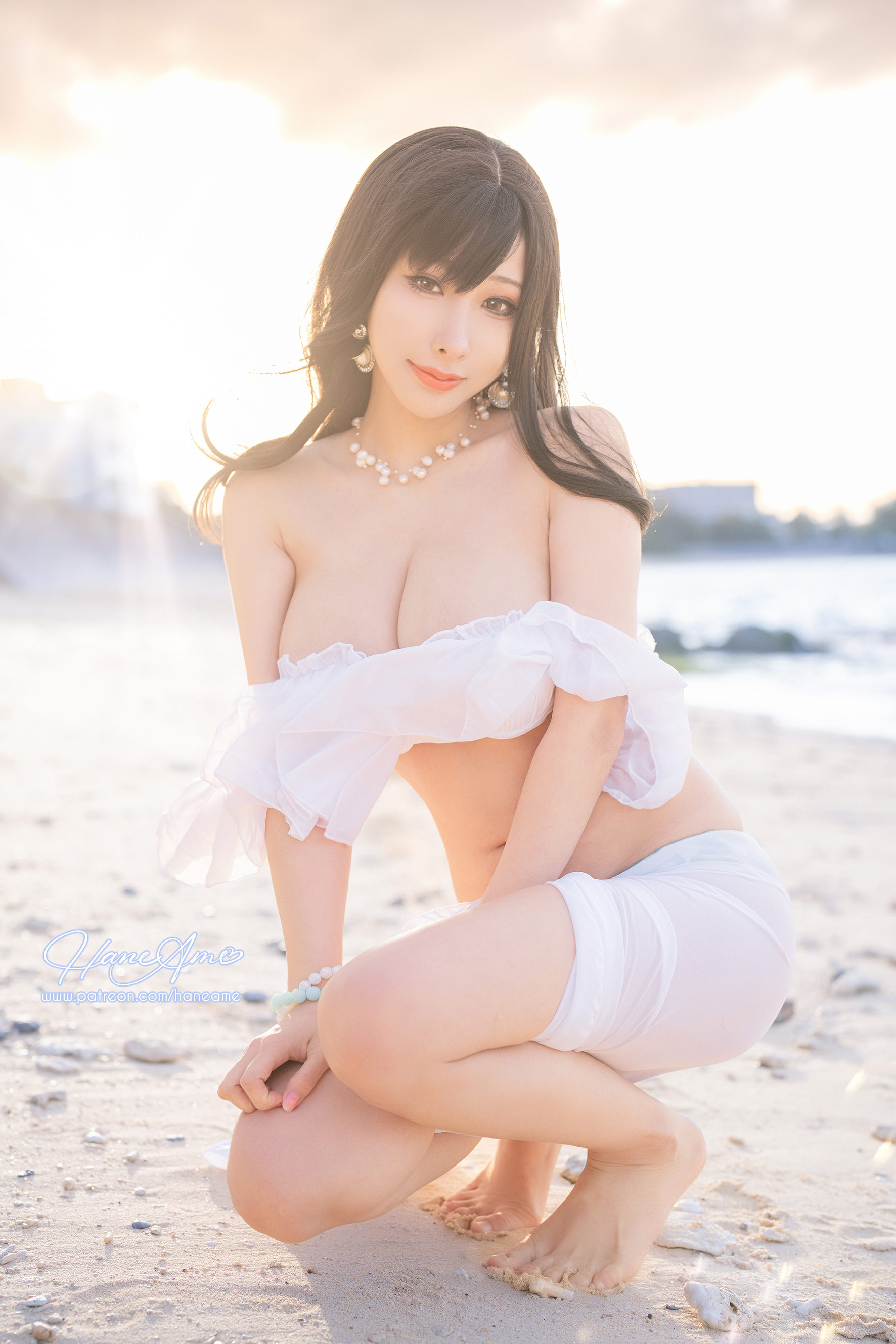 Hane Ame 雨波写真 - Original White sand love in Okinawa 白沙之戀