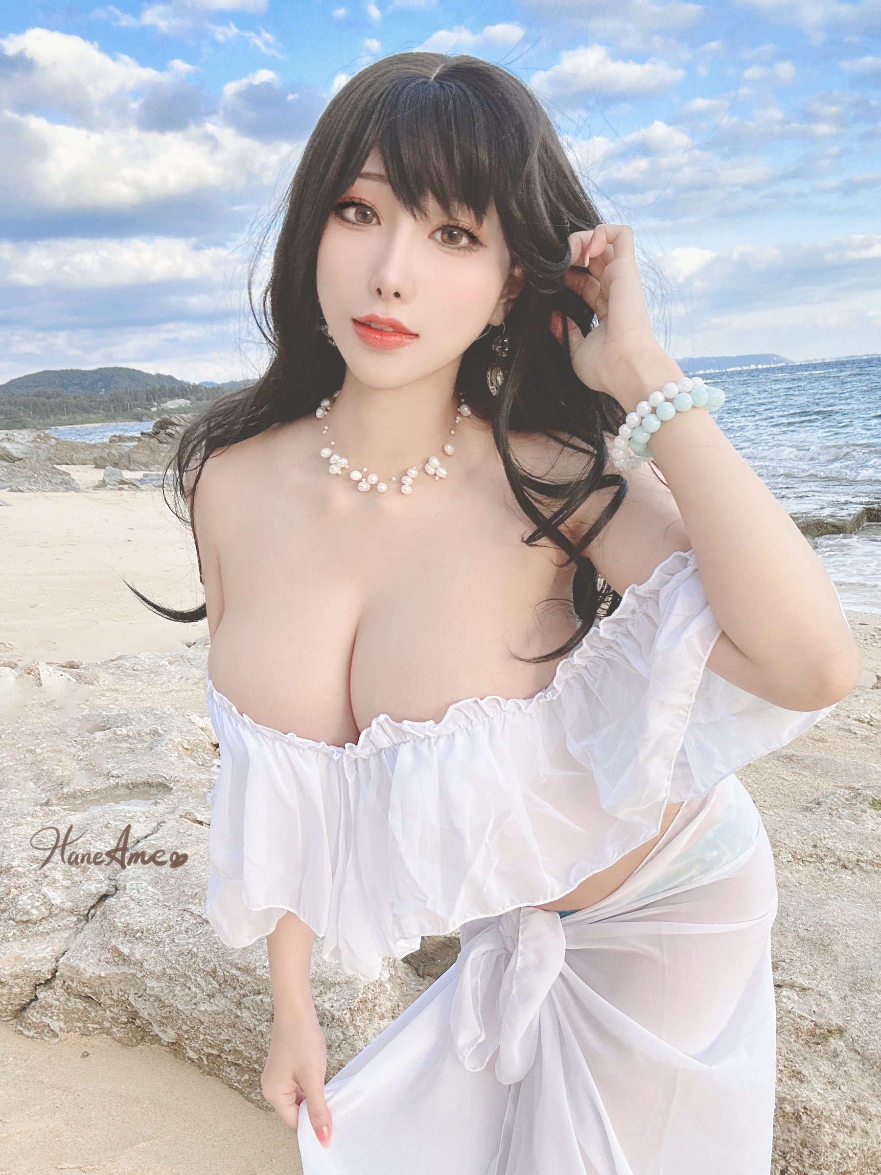 Hane Ame 雨波写真 - Original White sand love in Okinawa 白沙之戀