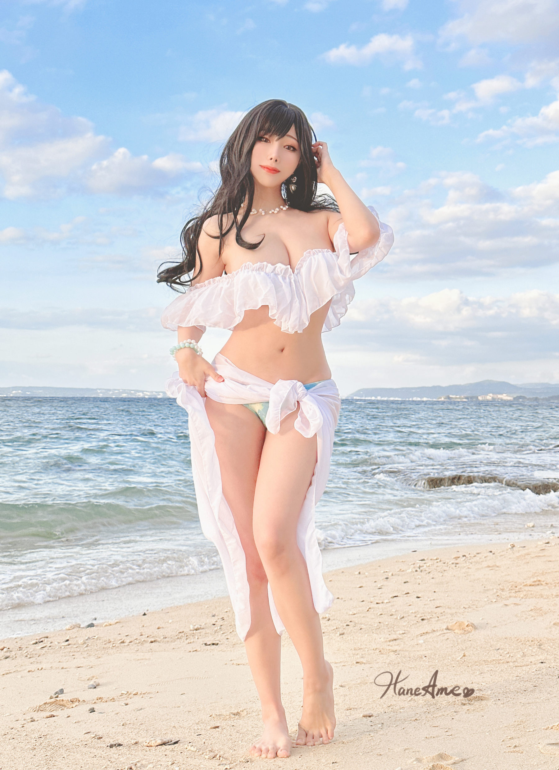 Hane Ame 雨波写真 - Original White sand love in Okinawa 白沙之戀