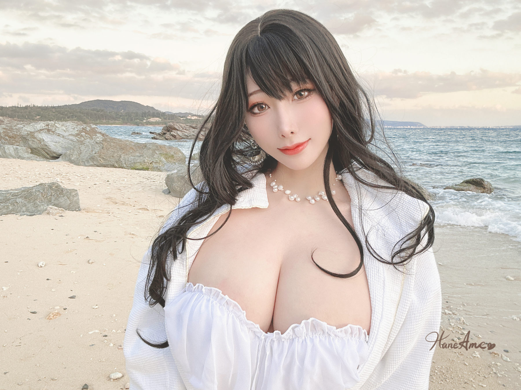 Hane Ame 雨波写真 - Original White sand love in Okinawa 白沙之戀