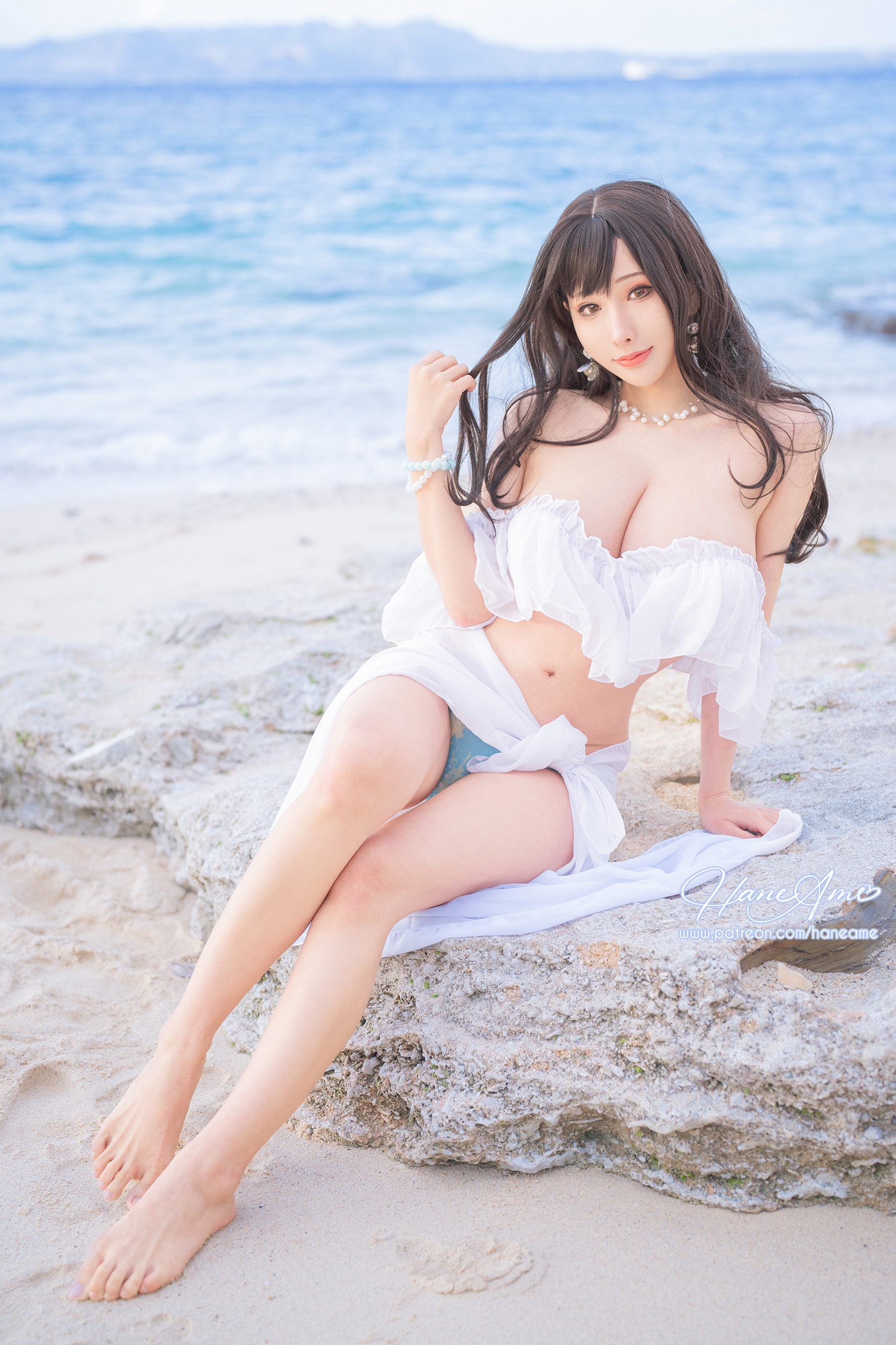 Hane Ame 雨波写真 - Original White sand love in Okinawa 白沙之戀