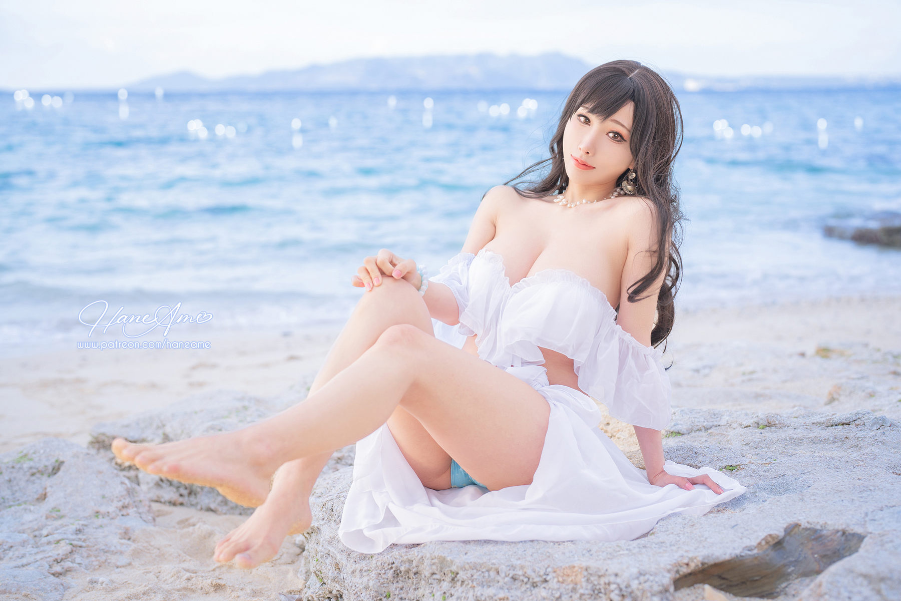 Hane Ame 雨波写真 - Original White sand love in Okinawa 白沙之戀