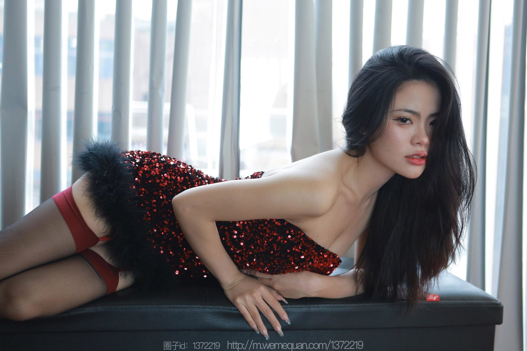 IESS异思趣向 - 模特：兔兔 《红裙女神（下）》