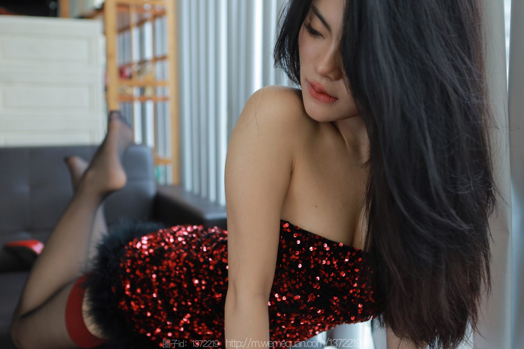 IESS异思趣向 - 模特：兔兔 《红裙女神（下）》