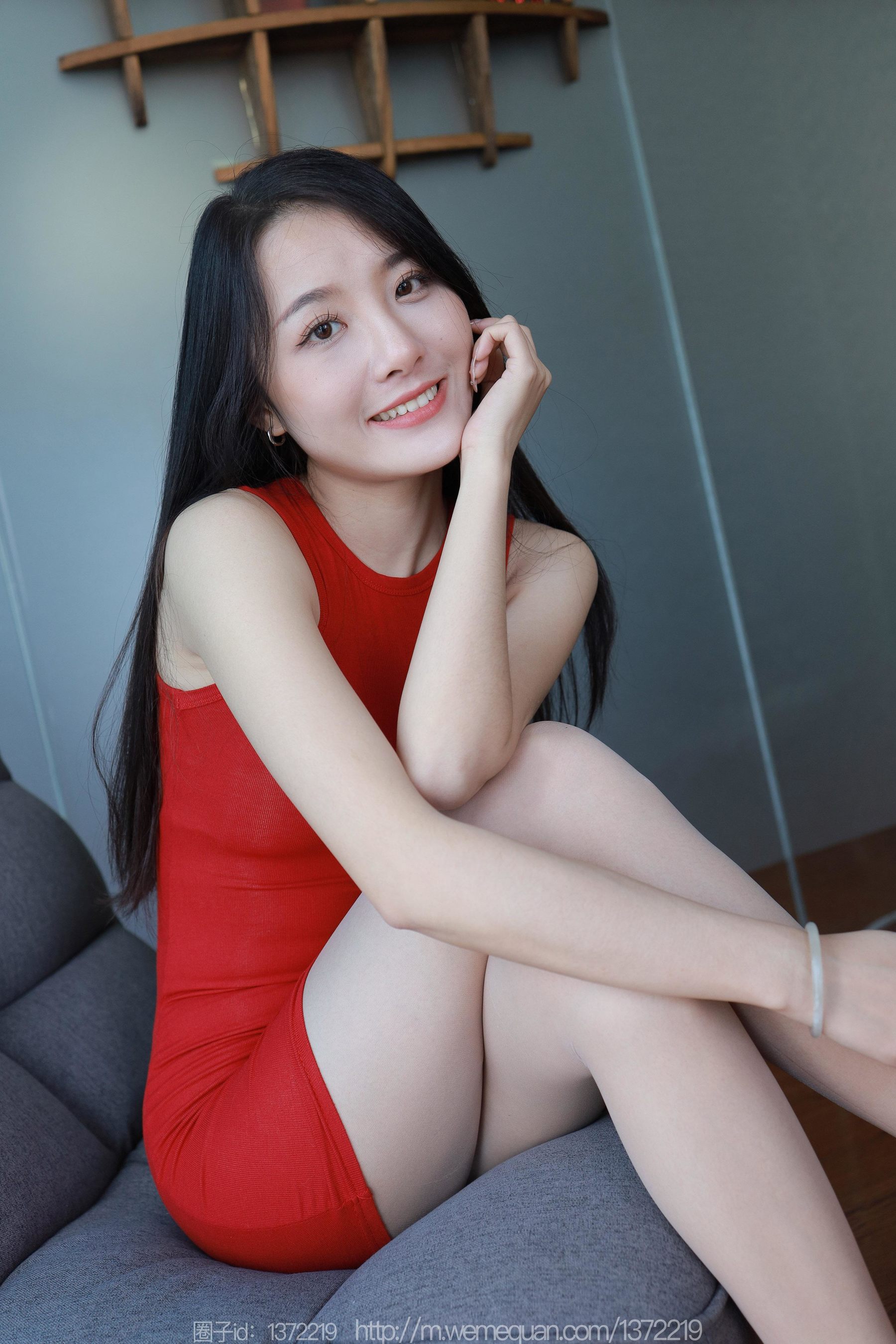 IESS异思趣向 - 模特：婉萍 《红色包臀裙》