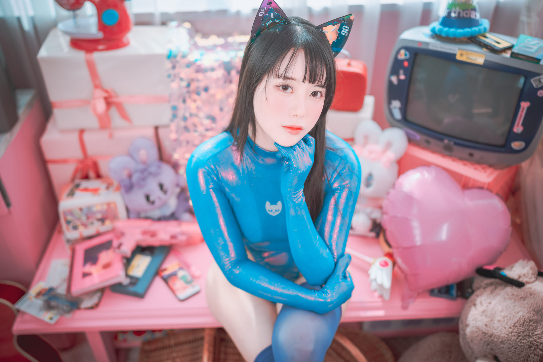 [DJAWA] ZziZzi - Cyber Cat in Mystique Blue