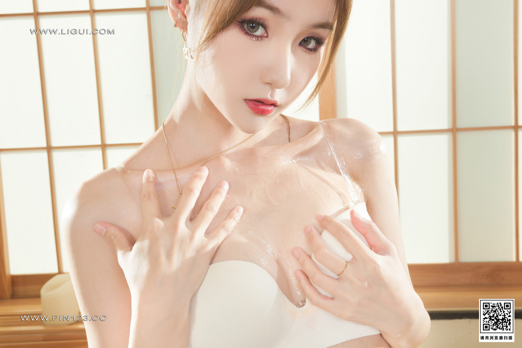 [Ligui丽柜] 2023.06.19 丝滑美浴 心心