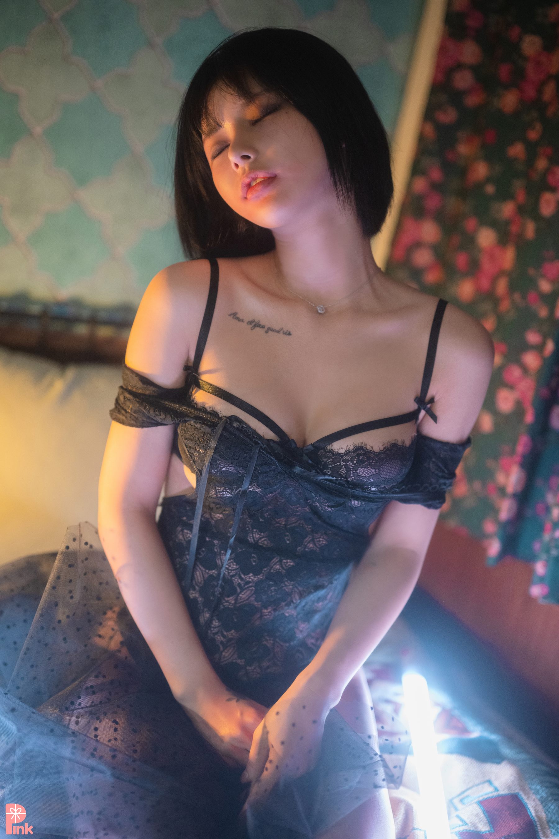 [PINK RIBBON] Uuuha - Black
