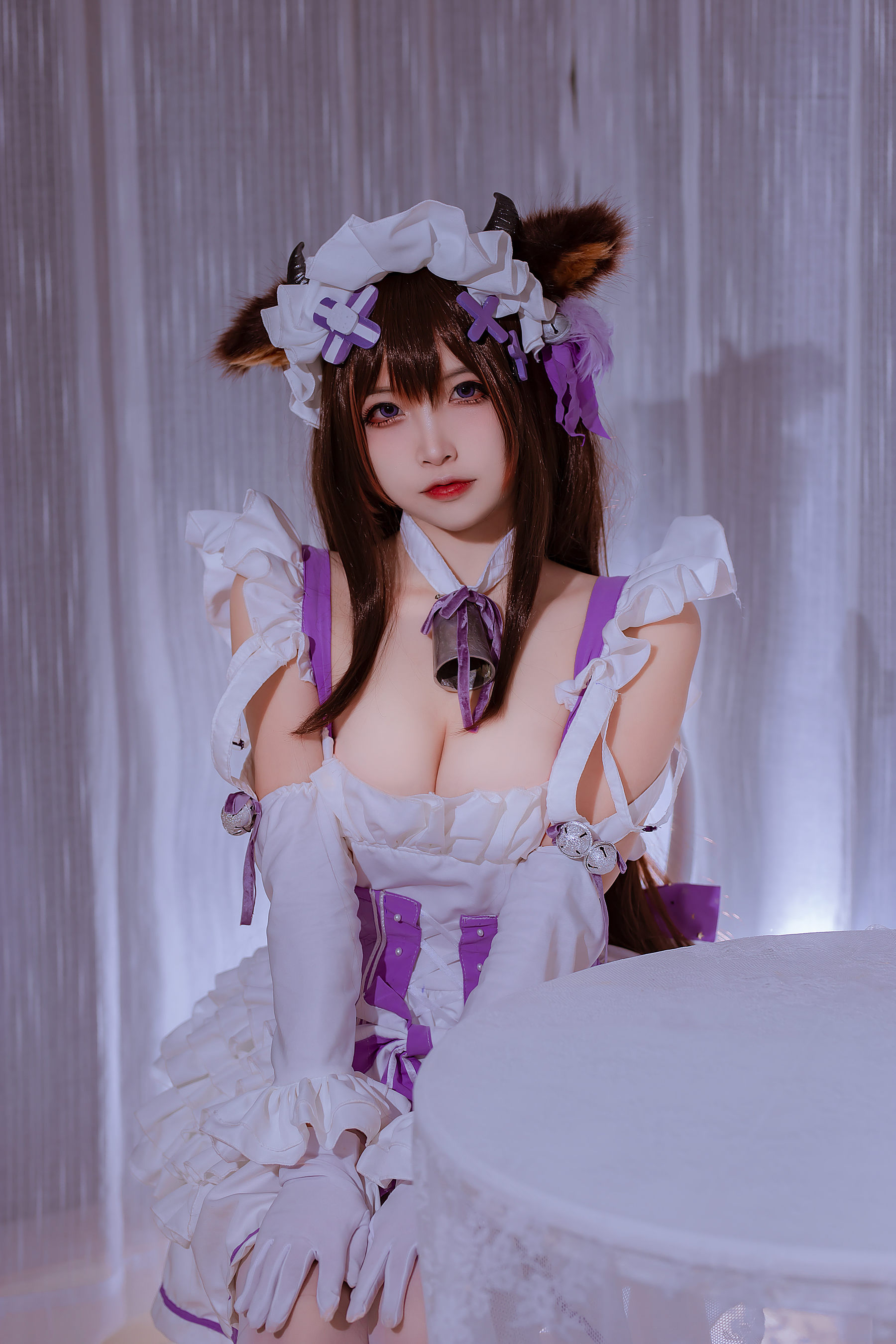 人气Coser二佐Nisa - 碧蓝樫野同人女仆