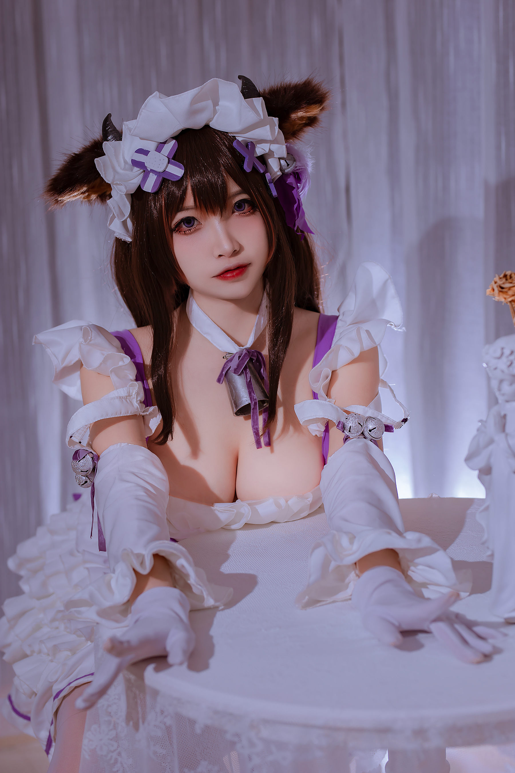 人气Coser二佐Nisa - 碧蓝樫野同人女仆