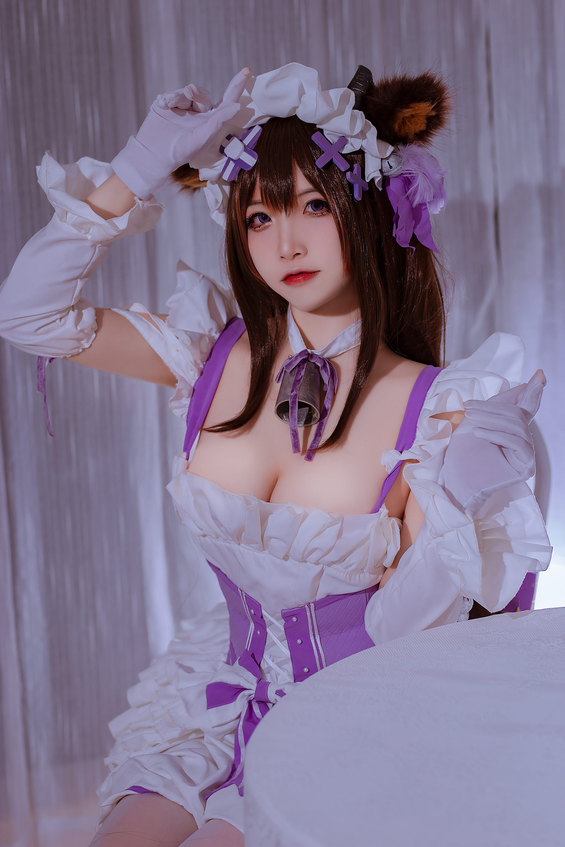人气Coser二佐Nisa - 碧蓝樫野同人女仆