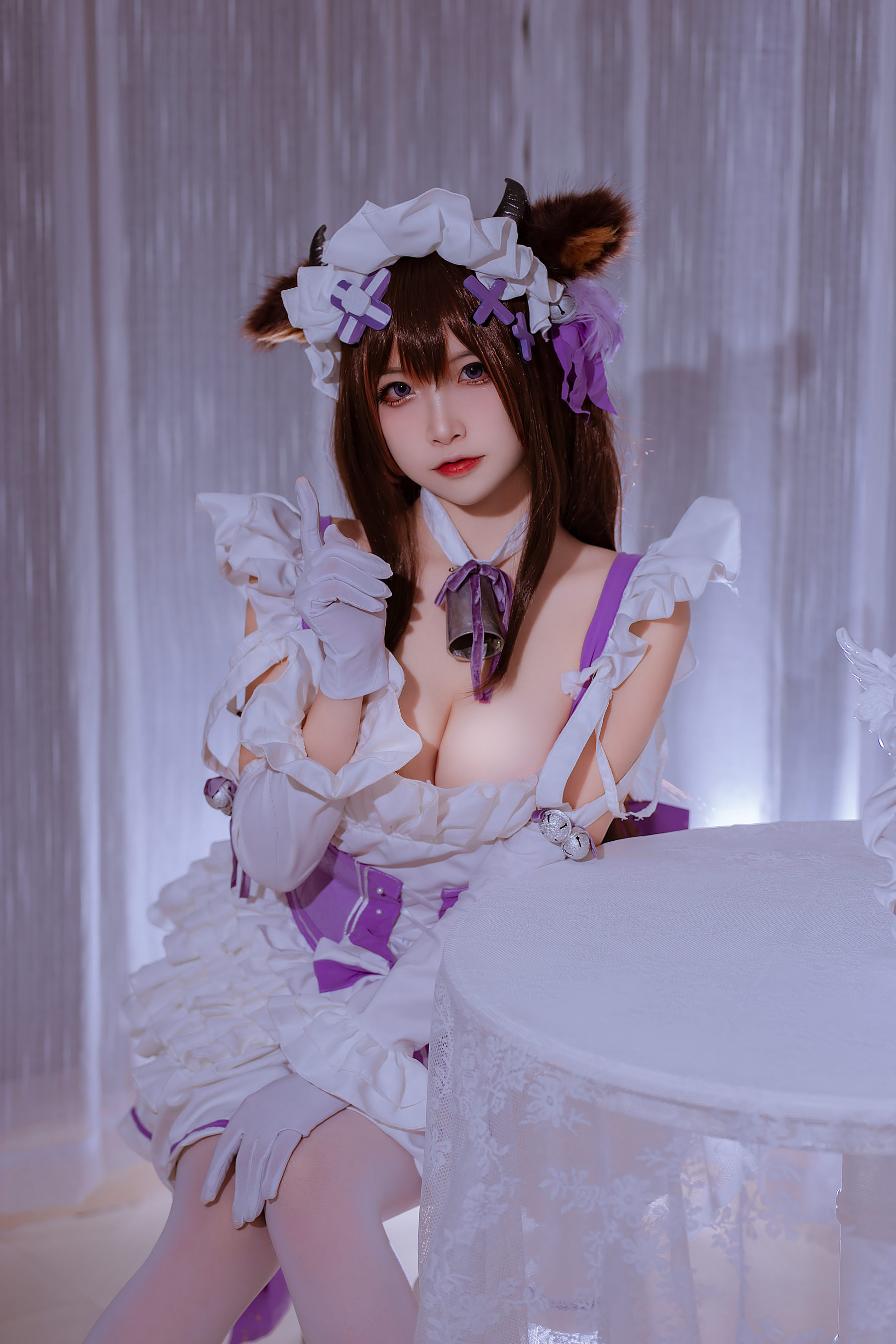人气Coser二佐Nisa - 碧蓝樫野同人女仆