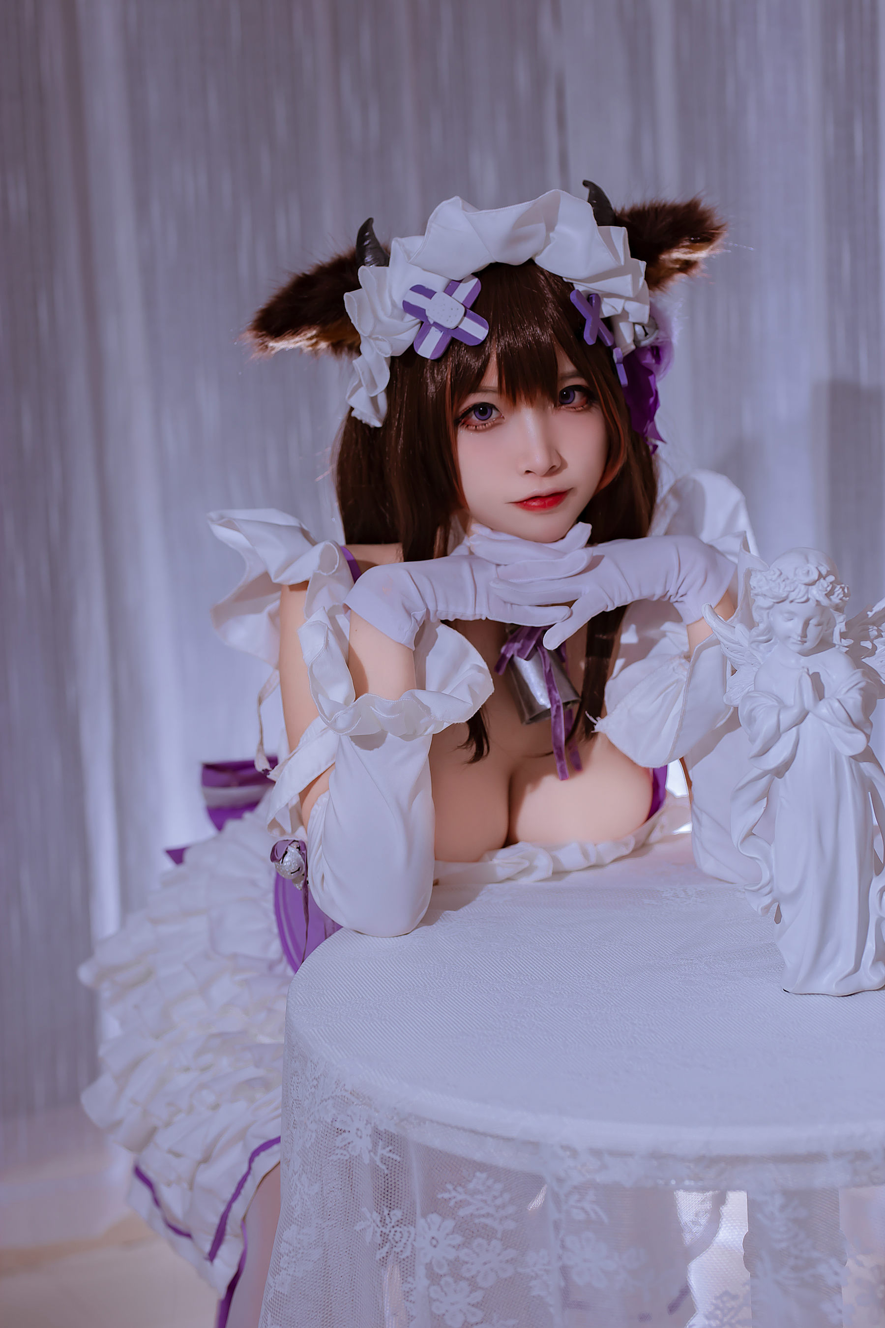 人气Coser二佐Nisa - 碧蓝樫野同人女仆
