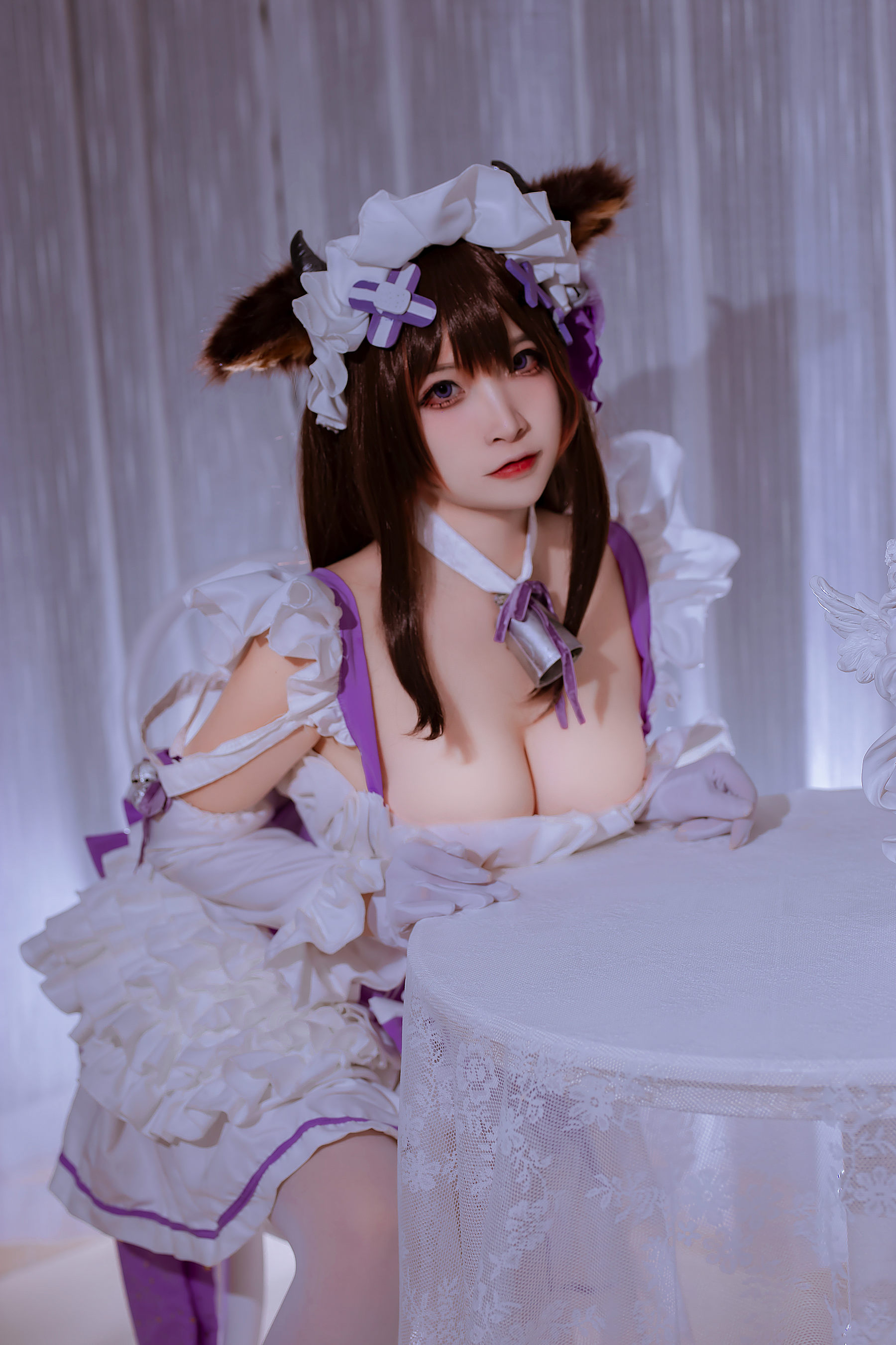 人气Coser二佐Nisa - 碧蓝樫野同人女仆