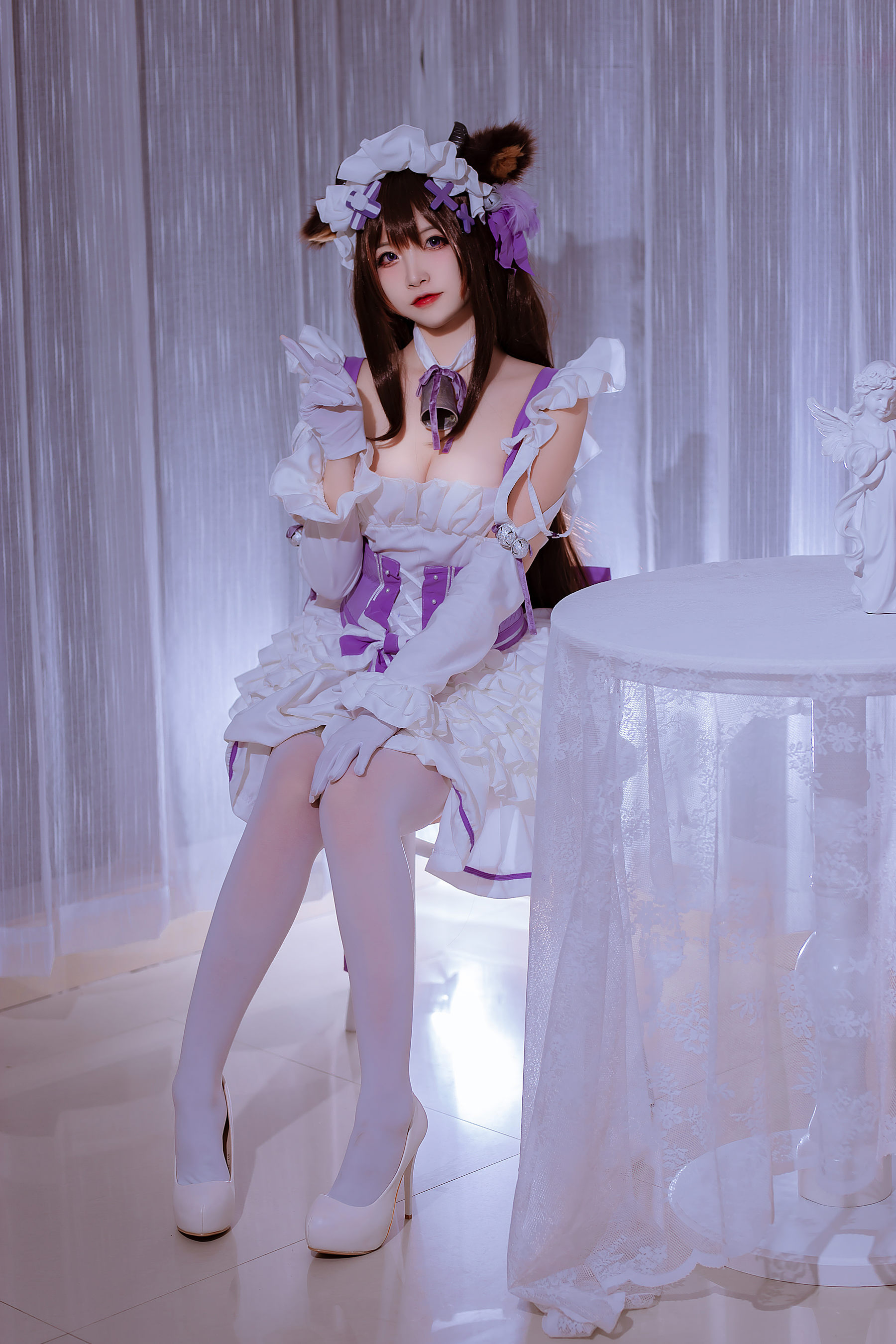 人气Coser二佐Nisa - 碧蓝樫野同人女仆