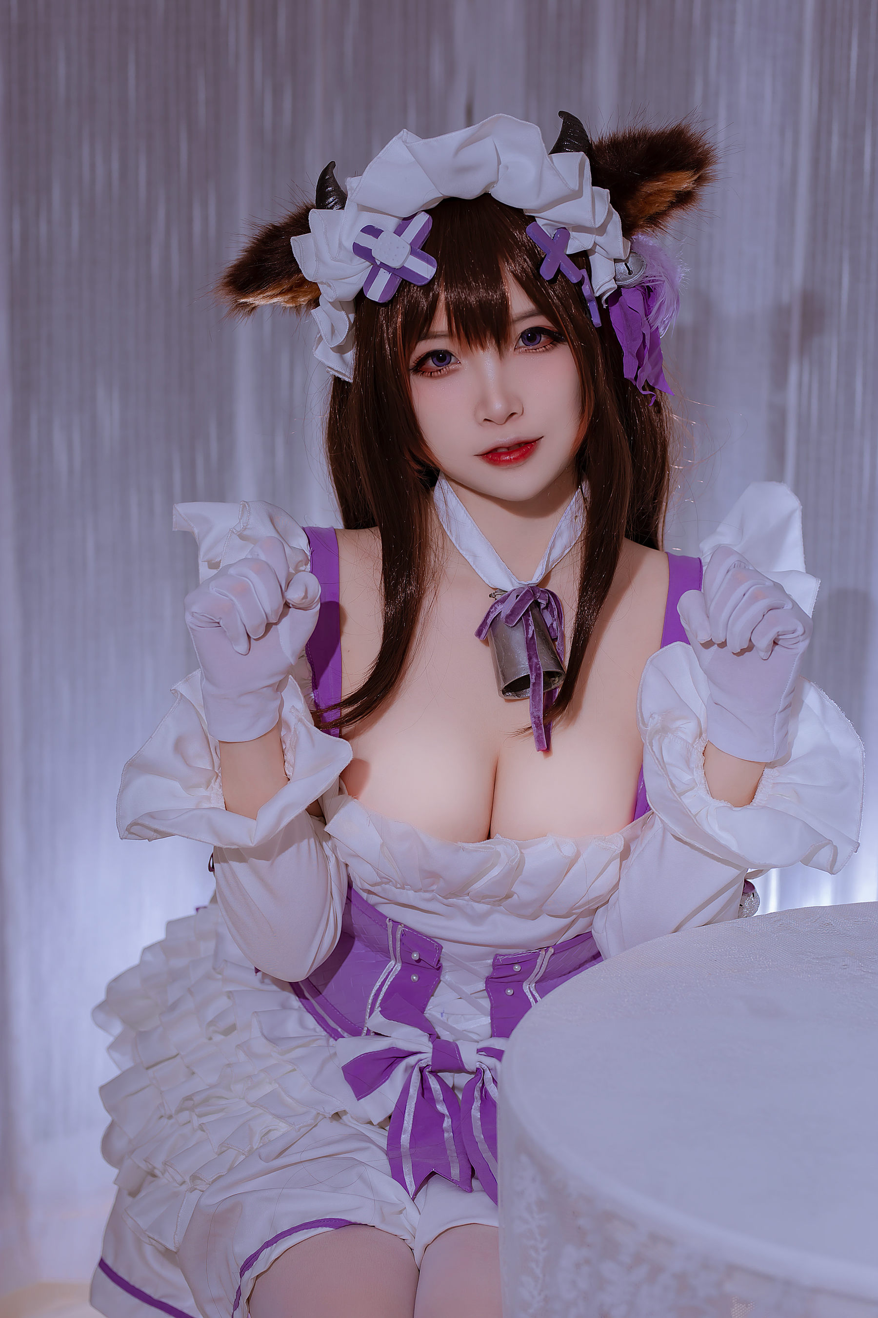人气Coser二佐Nisa - 碧蓝樫野同人女仆