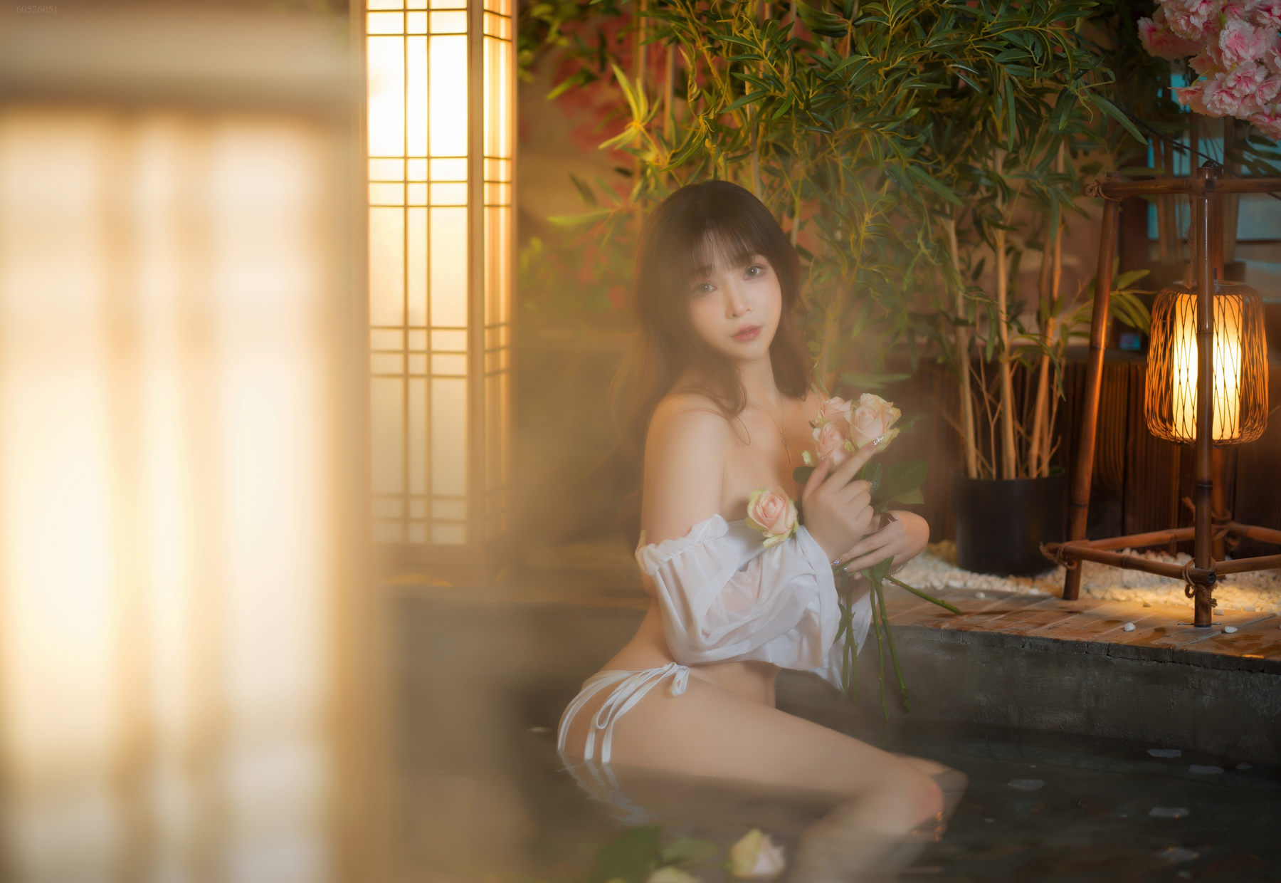 动漫博主叉子宝宝 - 温泉