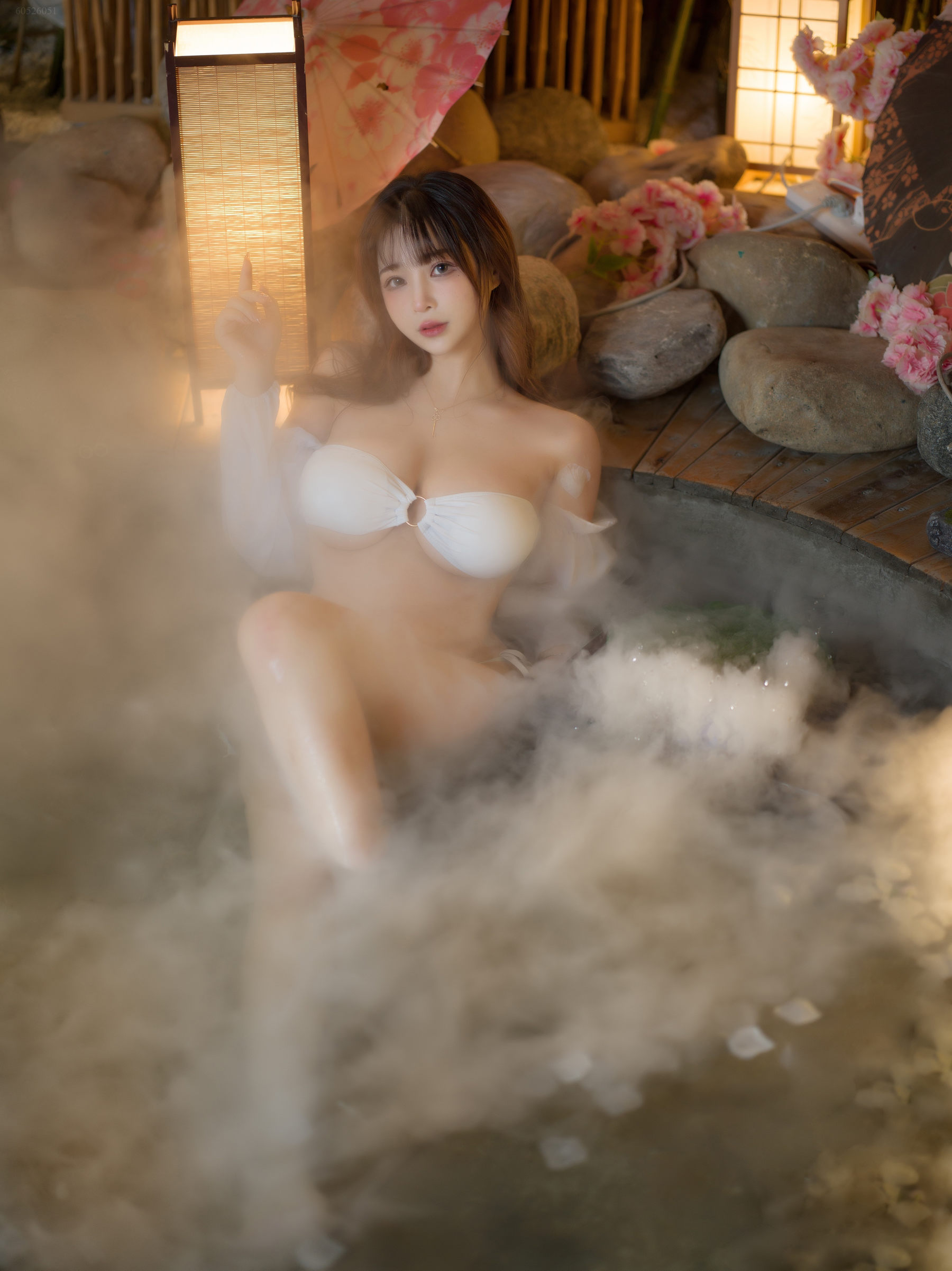 动漫博主叉子宝宝 - 温泉