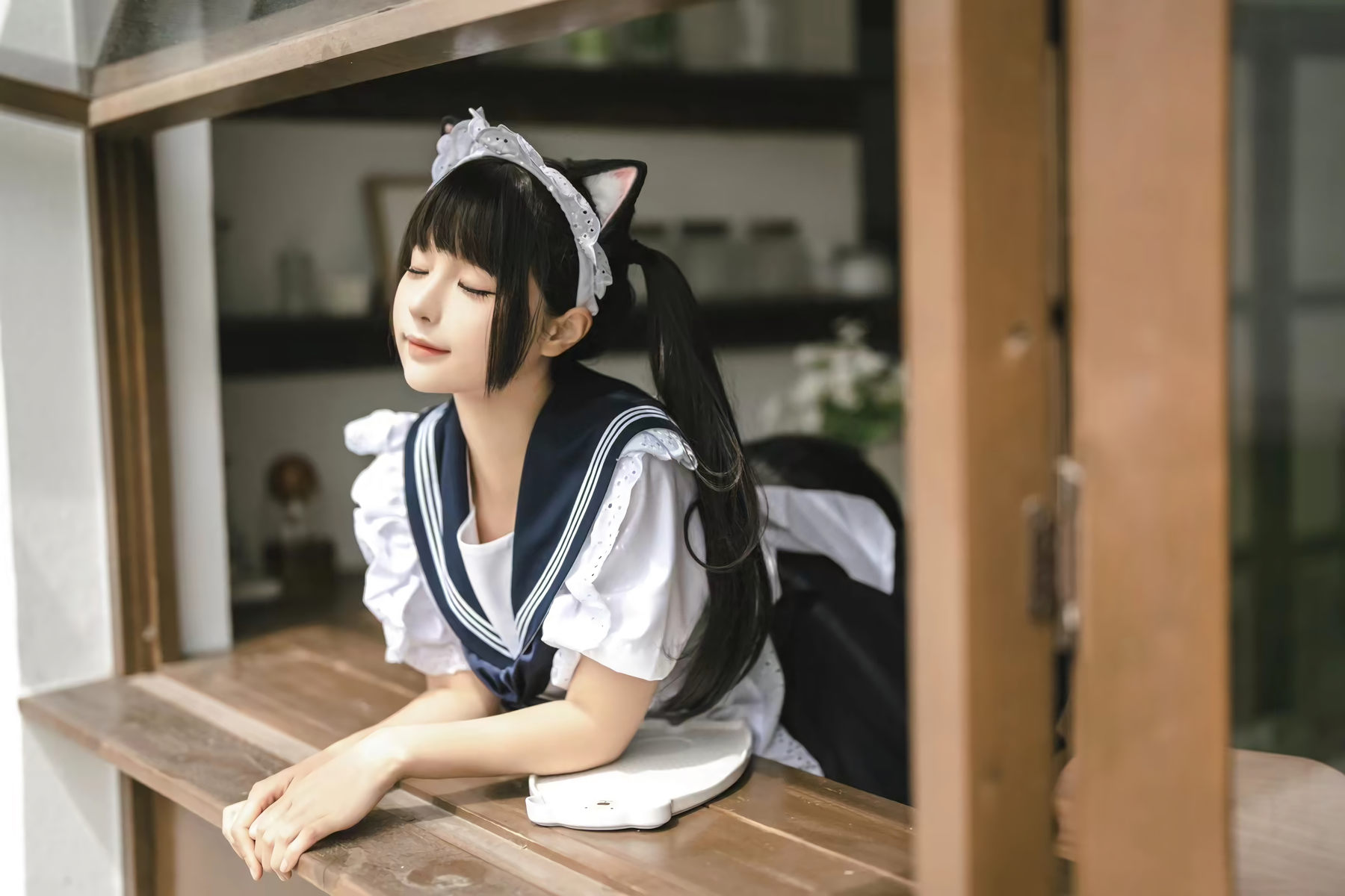 动漫博主蠢沫沫 - 猫猫女仆