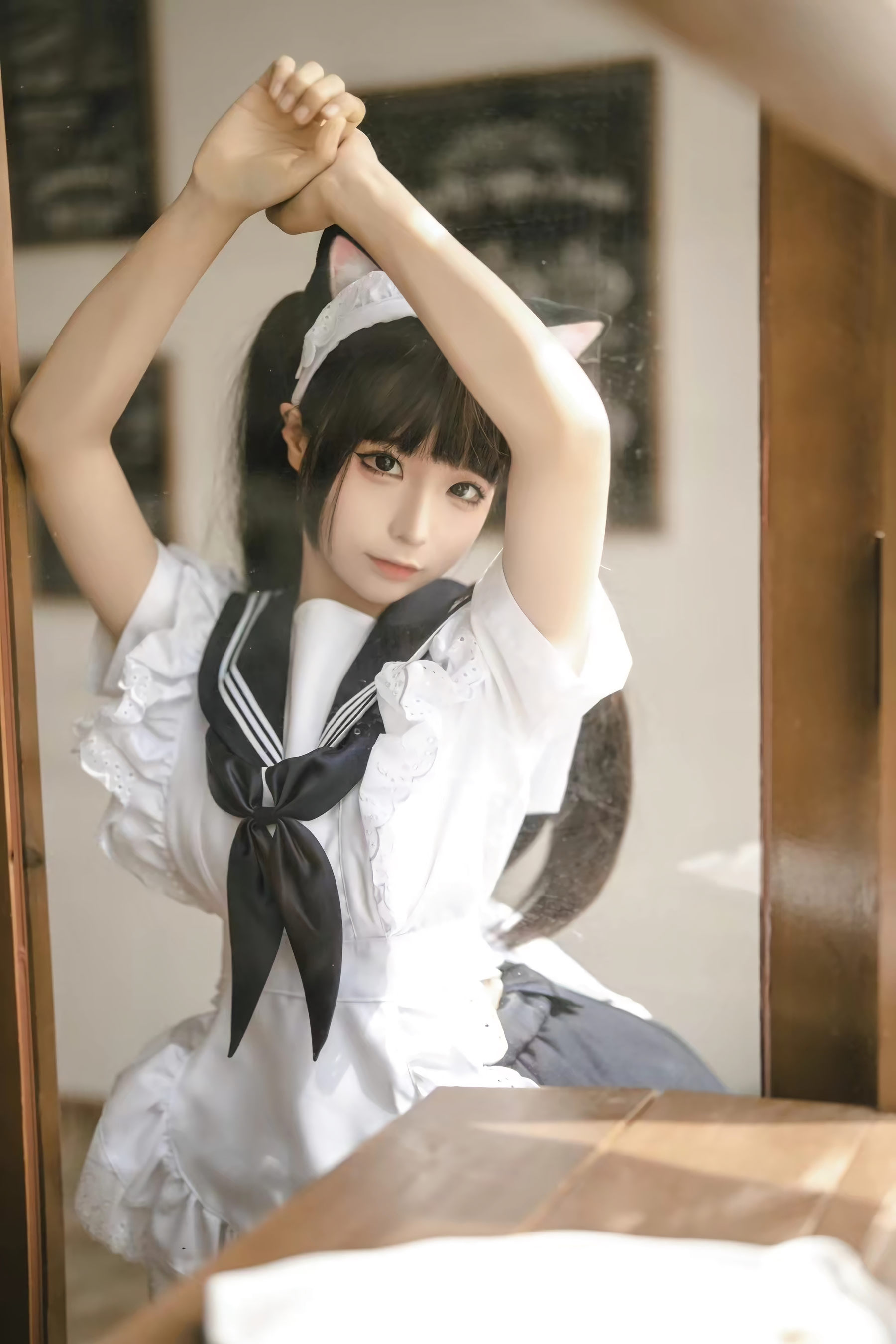 动漫博主蠢沫沫 - 猫猫女仆