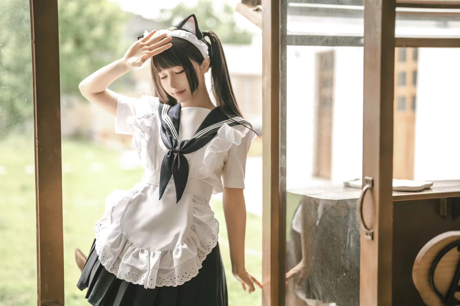 动漫博主蠢沫沫 - 猫猫女仆