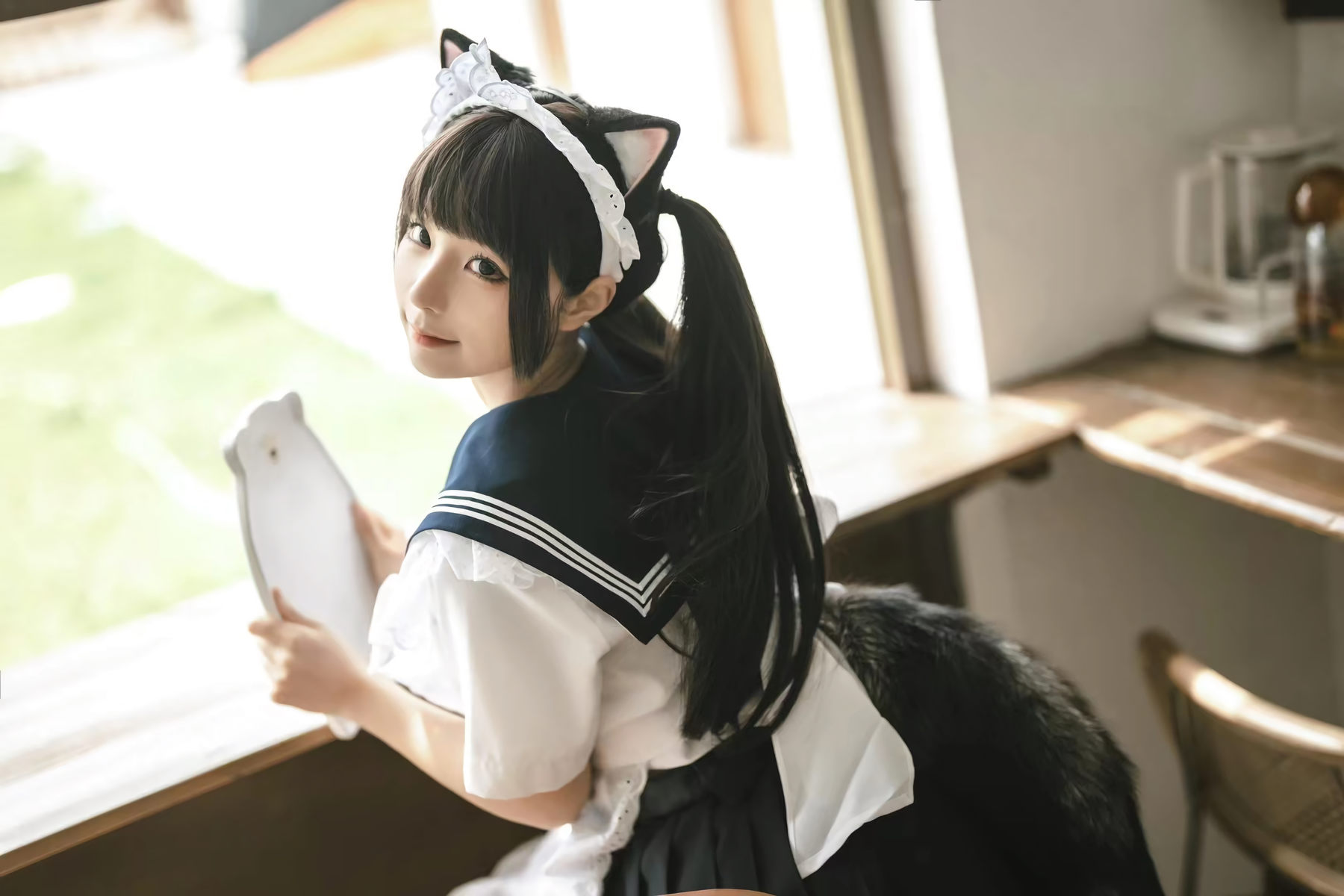 动漫博主蠢沫沫 - 猫猫女仆