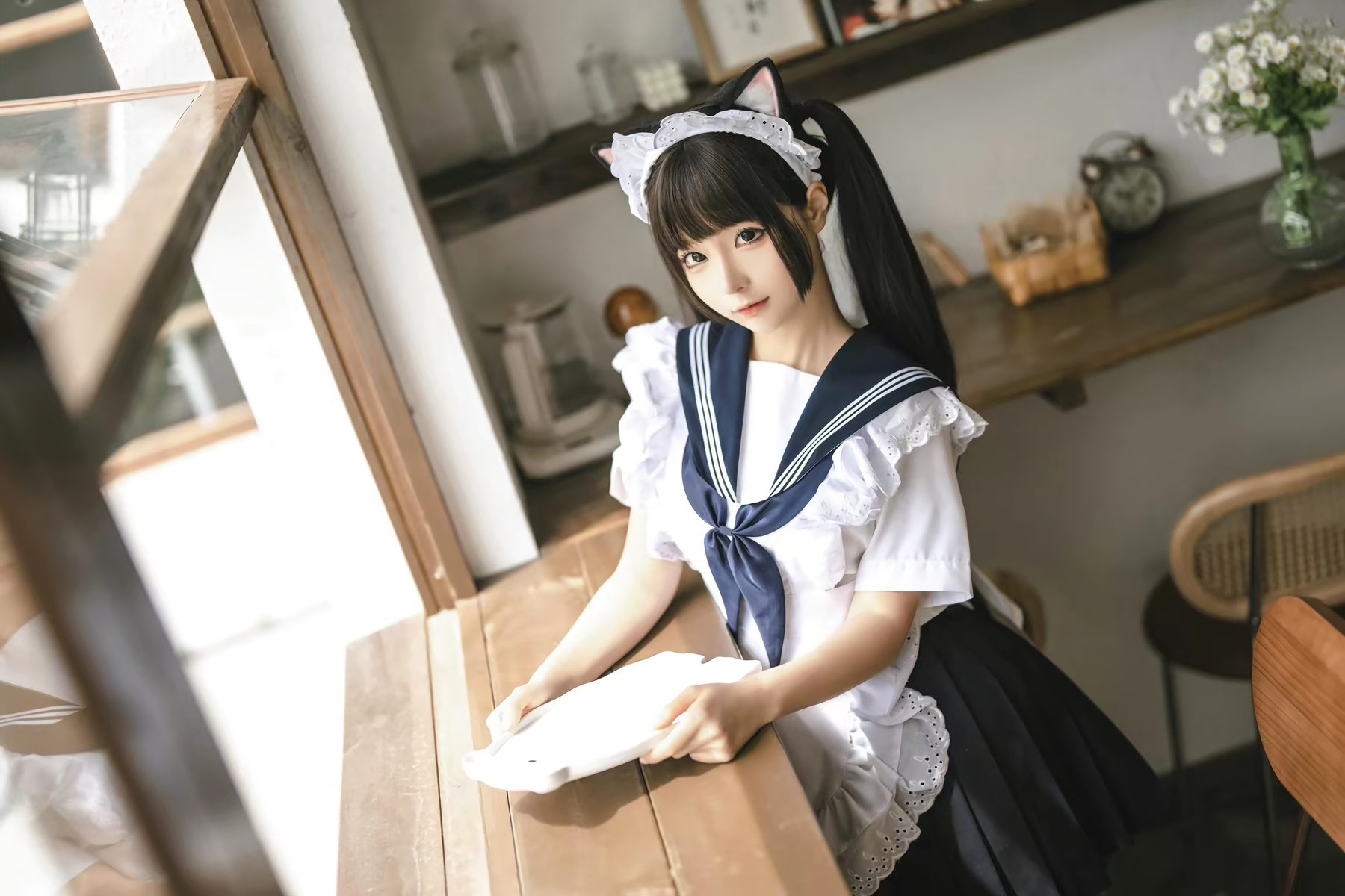 动漫博主蠢沫沫 - 猫猫女仆