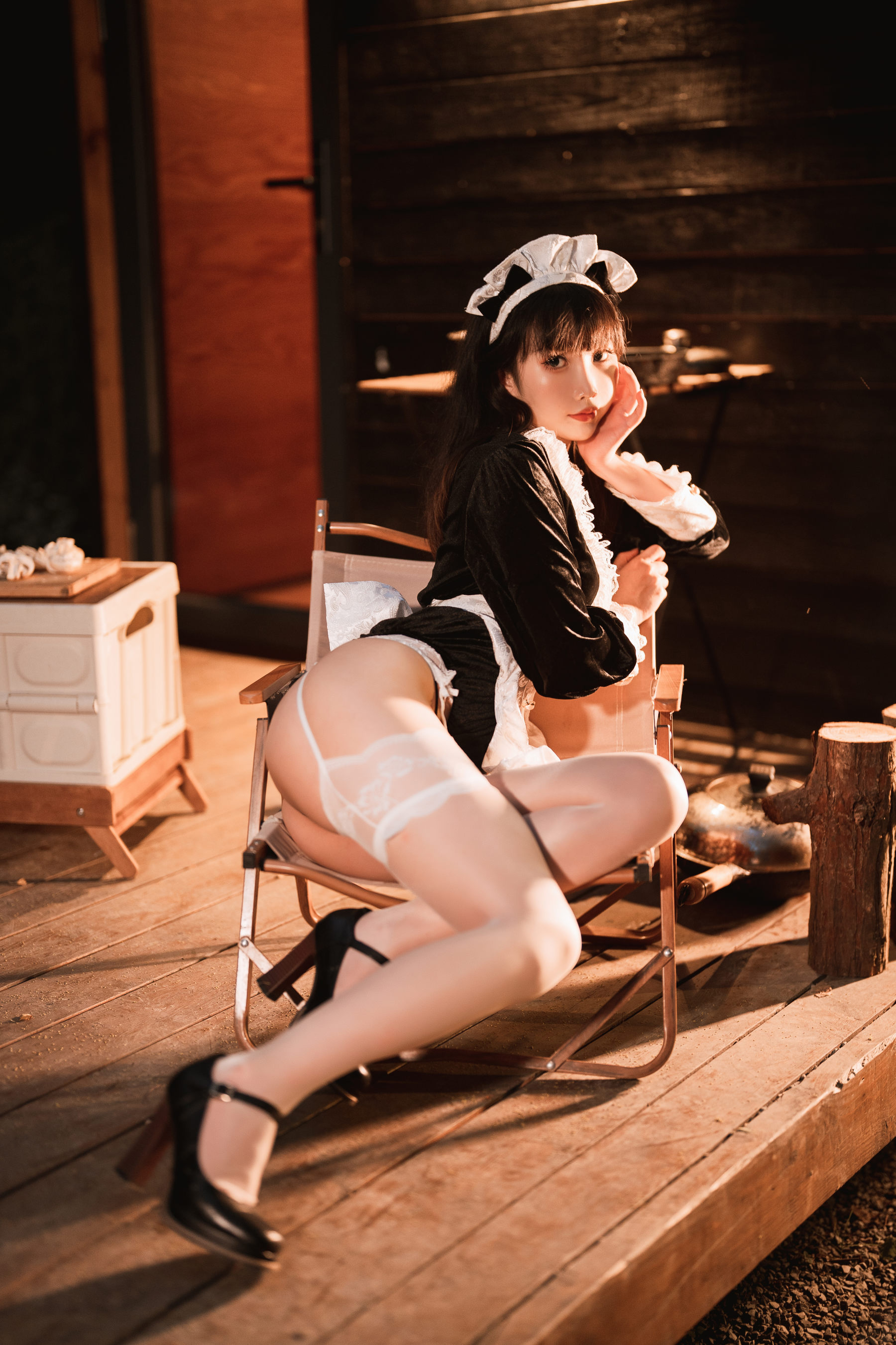 可爱人气Coser面饼仙儿 - 木屋女仆