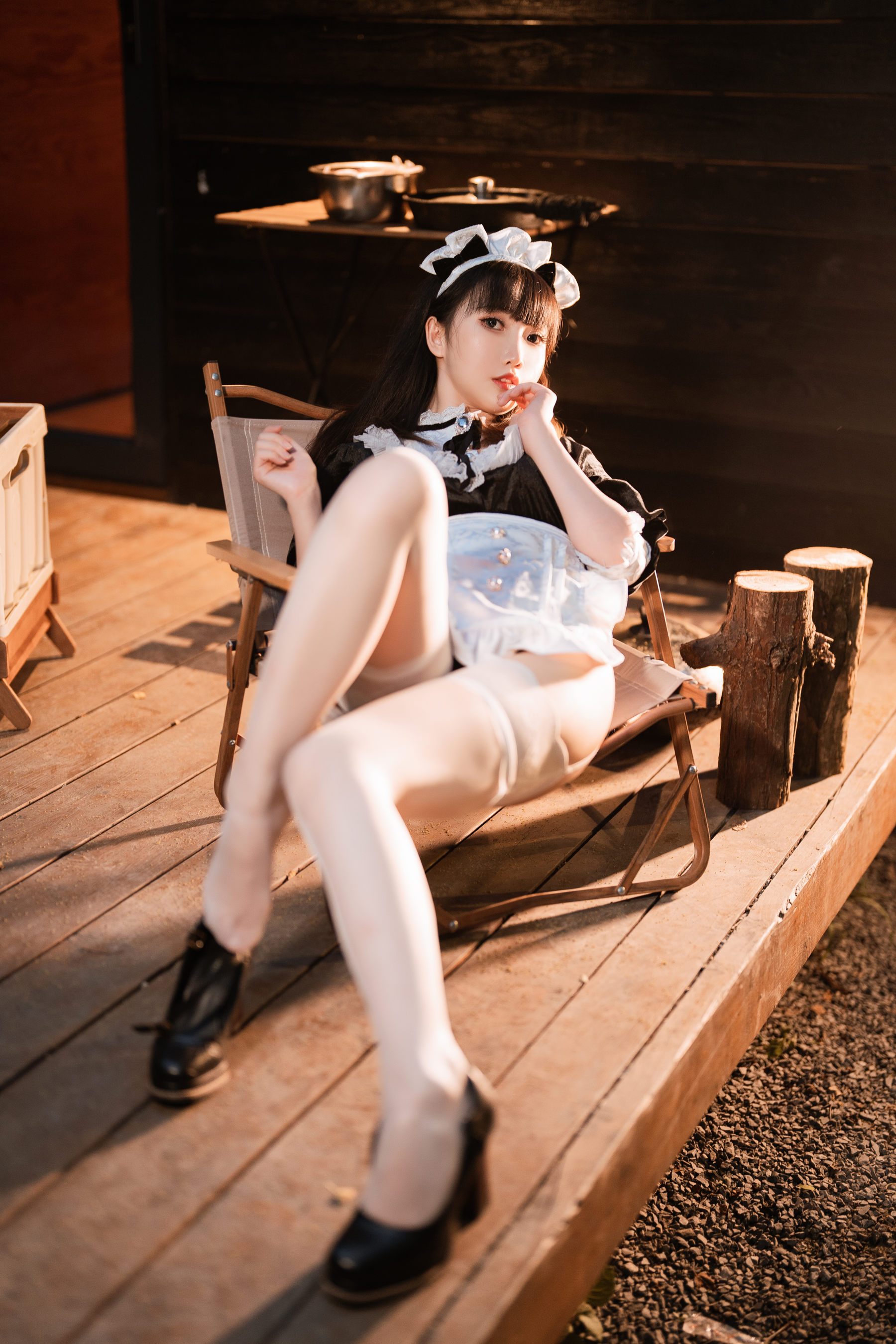 可爱人气Coser面饼仙儿 - 木屋女仆