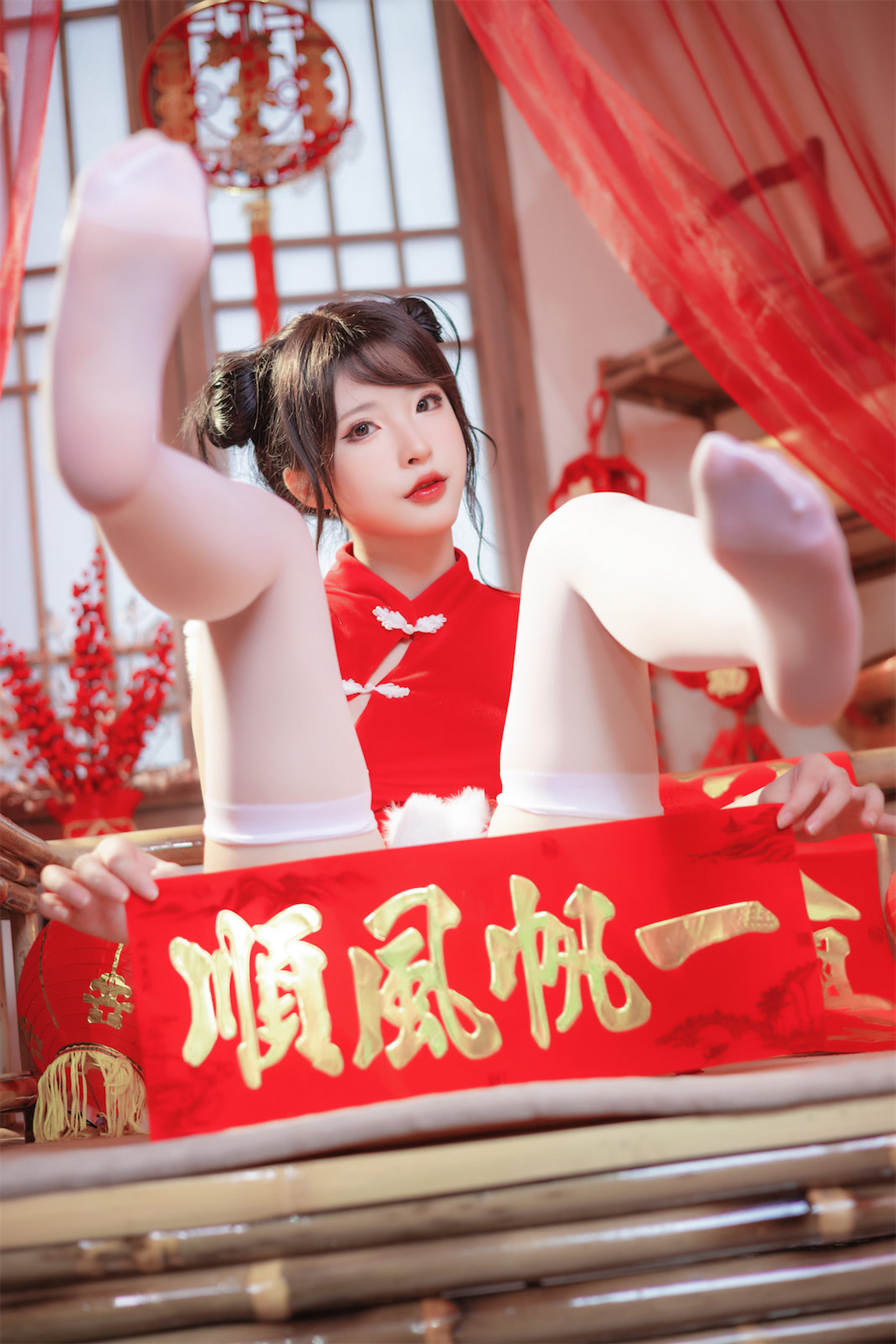 尤物清水由乃 - 2023新年旗袍