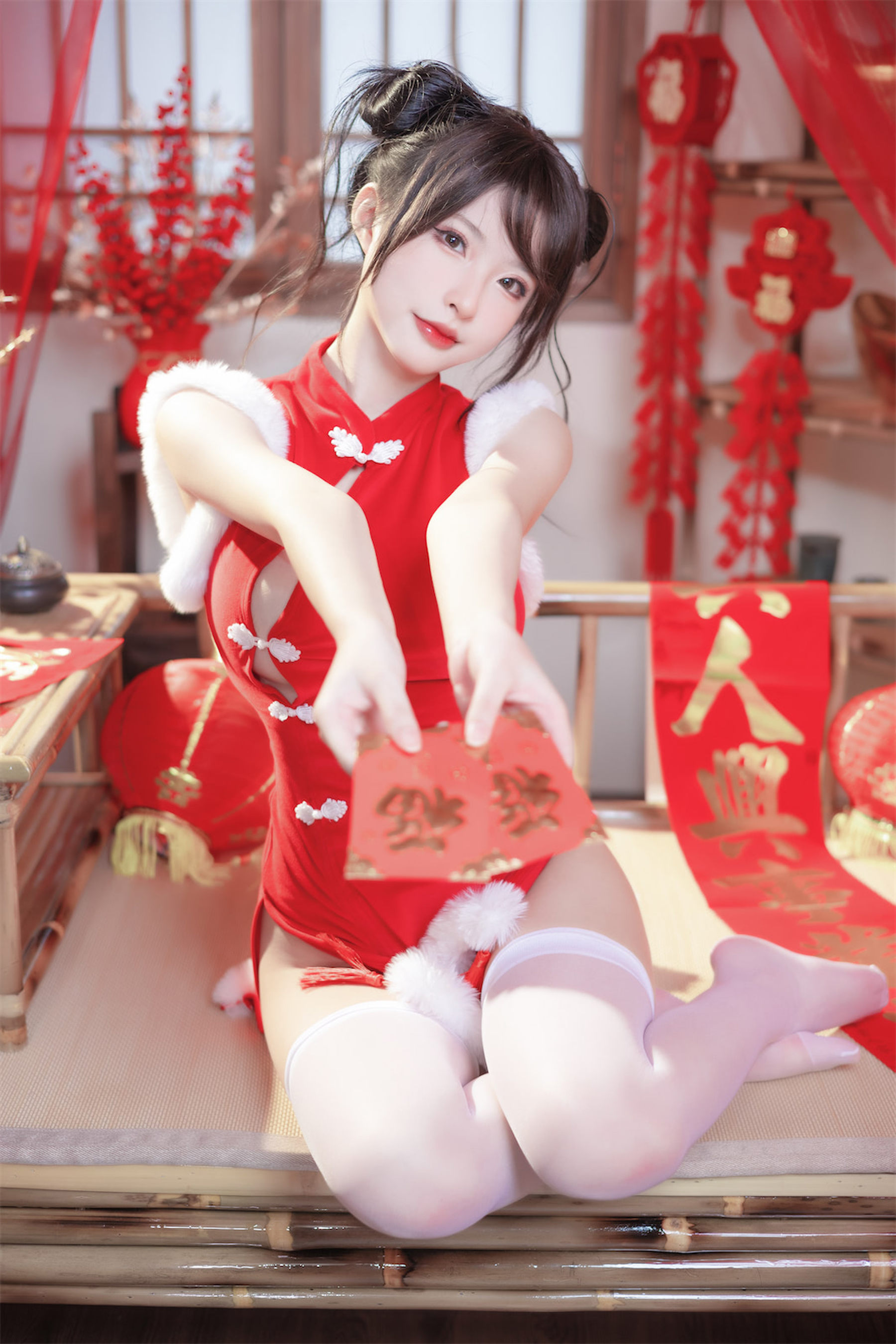 尤物清水由乃 - 2023新年旗袍