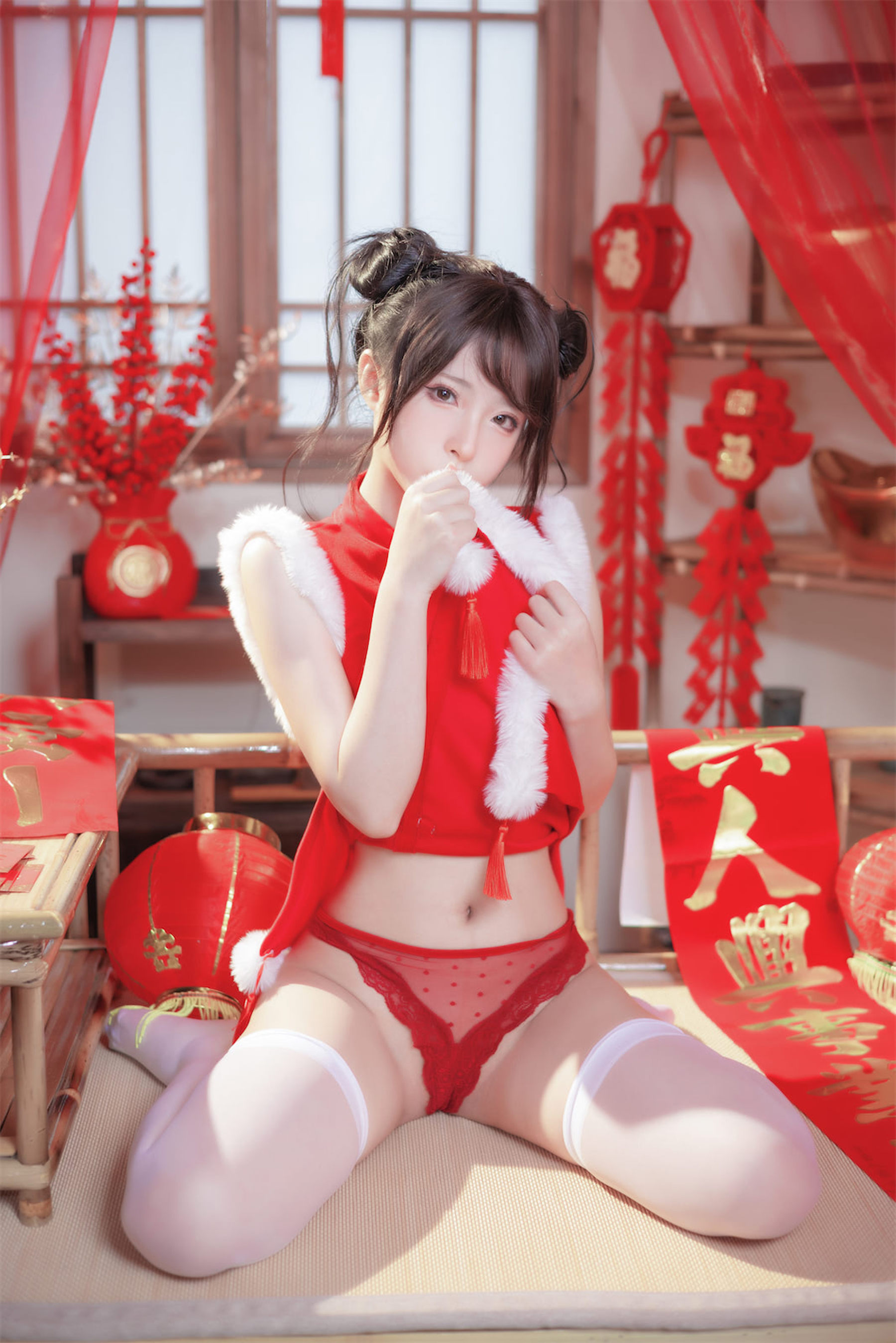 尤物清水由乃 - 2023新年旗袍