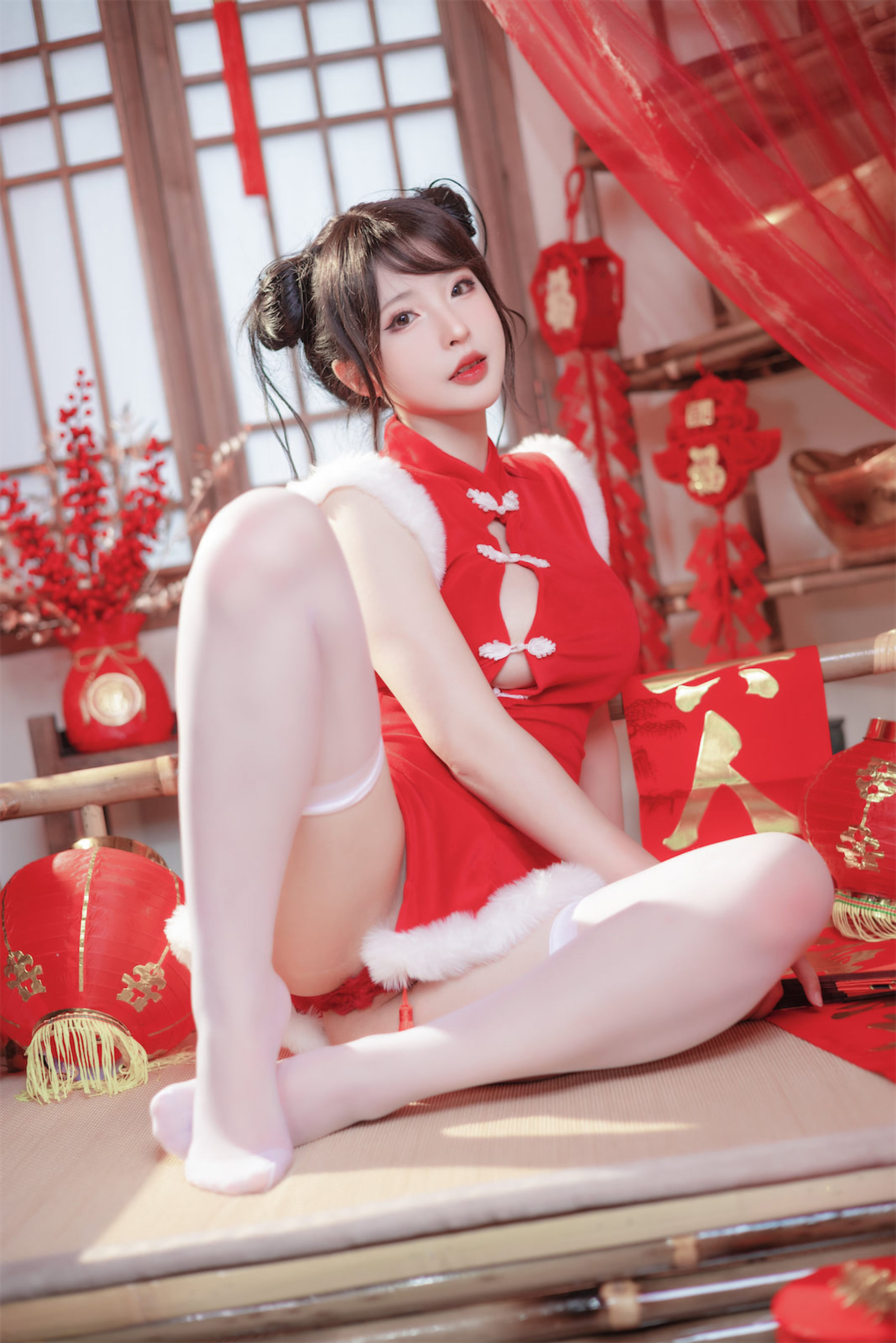 尤物清水由乃 - 2023新年旗袍