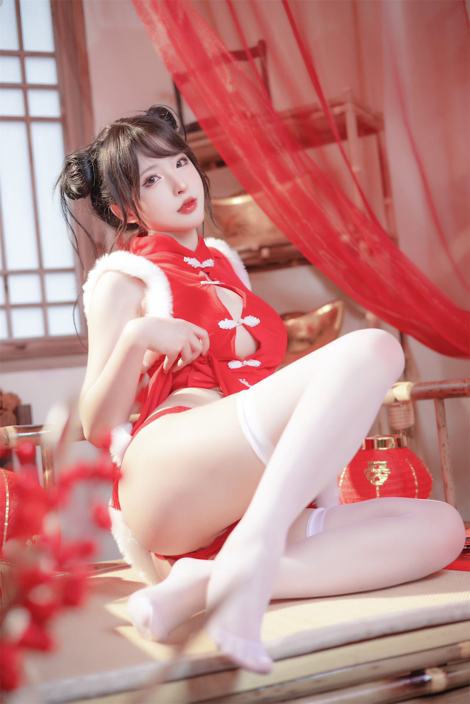 尤物清水由乃 - 2023新年旗袍