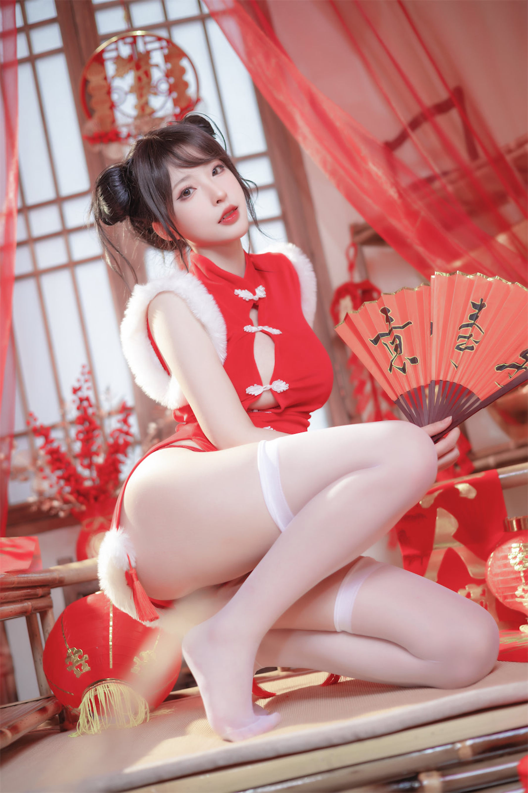 尤物清水由乃 - 2023新年旗袍