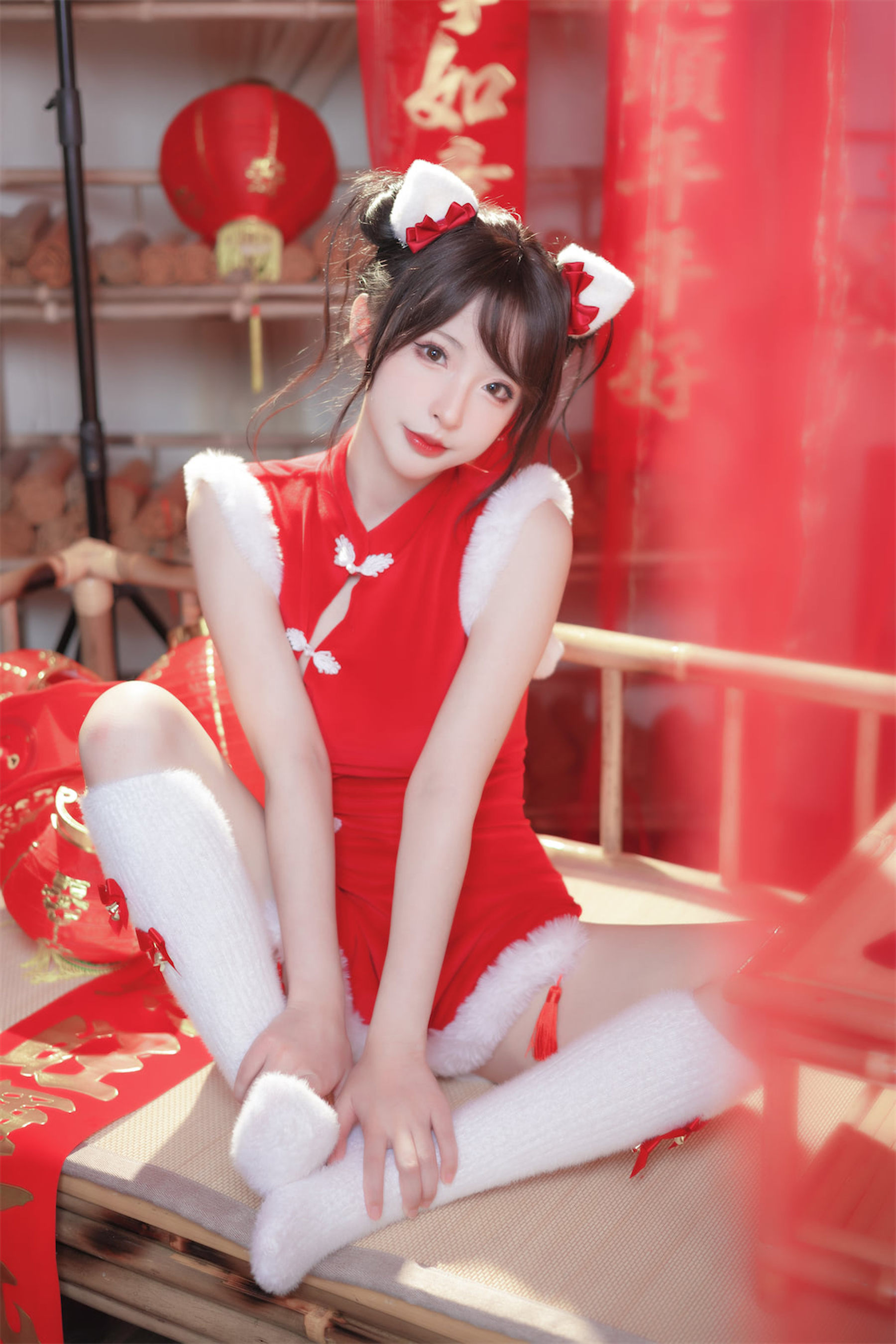 尤物清水由乃 - 2023新年旗袍