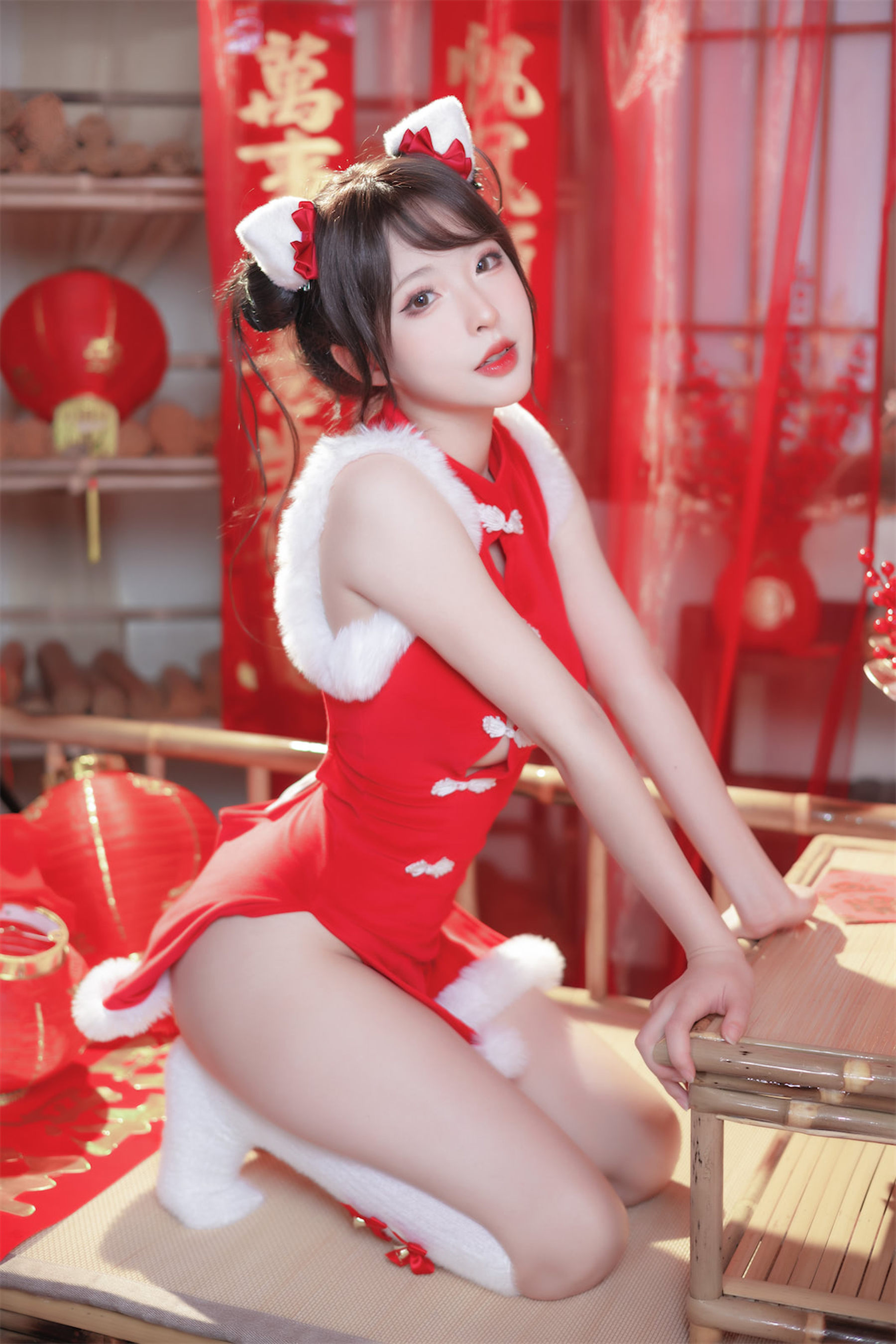 尤物清水由乃 - 2023新年旗袍