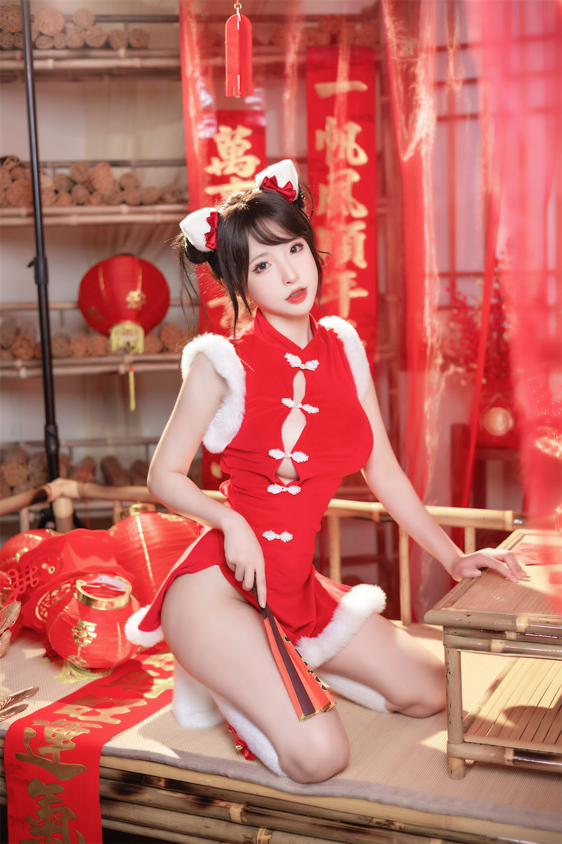 尤物清水由乃 - 2023新年旗袍