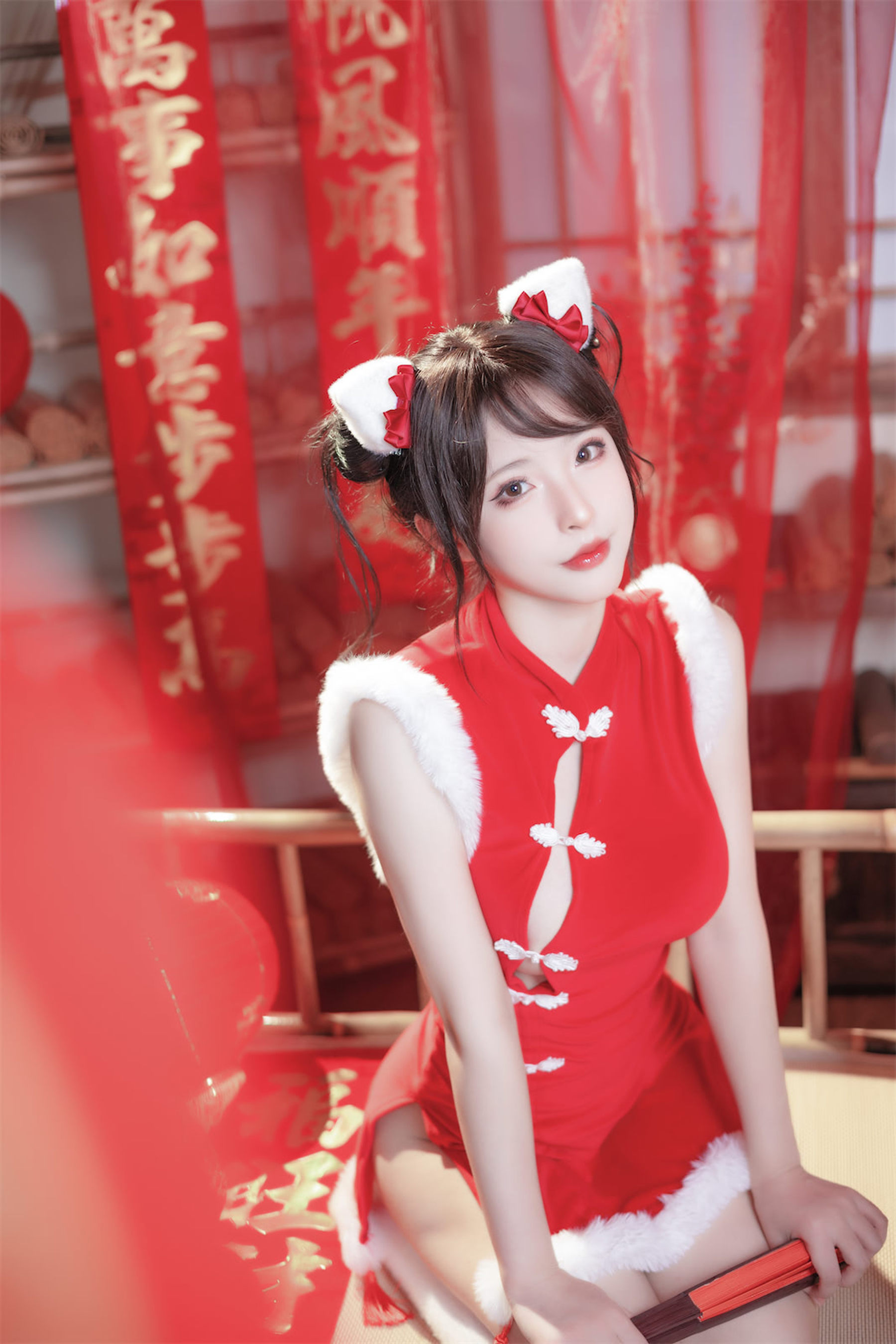 尤物清水由乃 - 2023新年旗袍