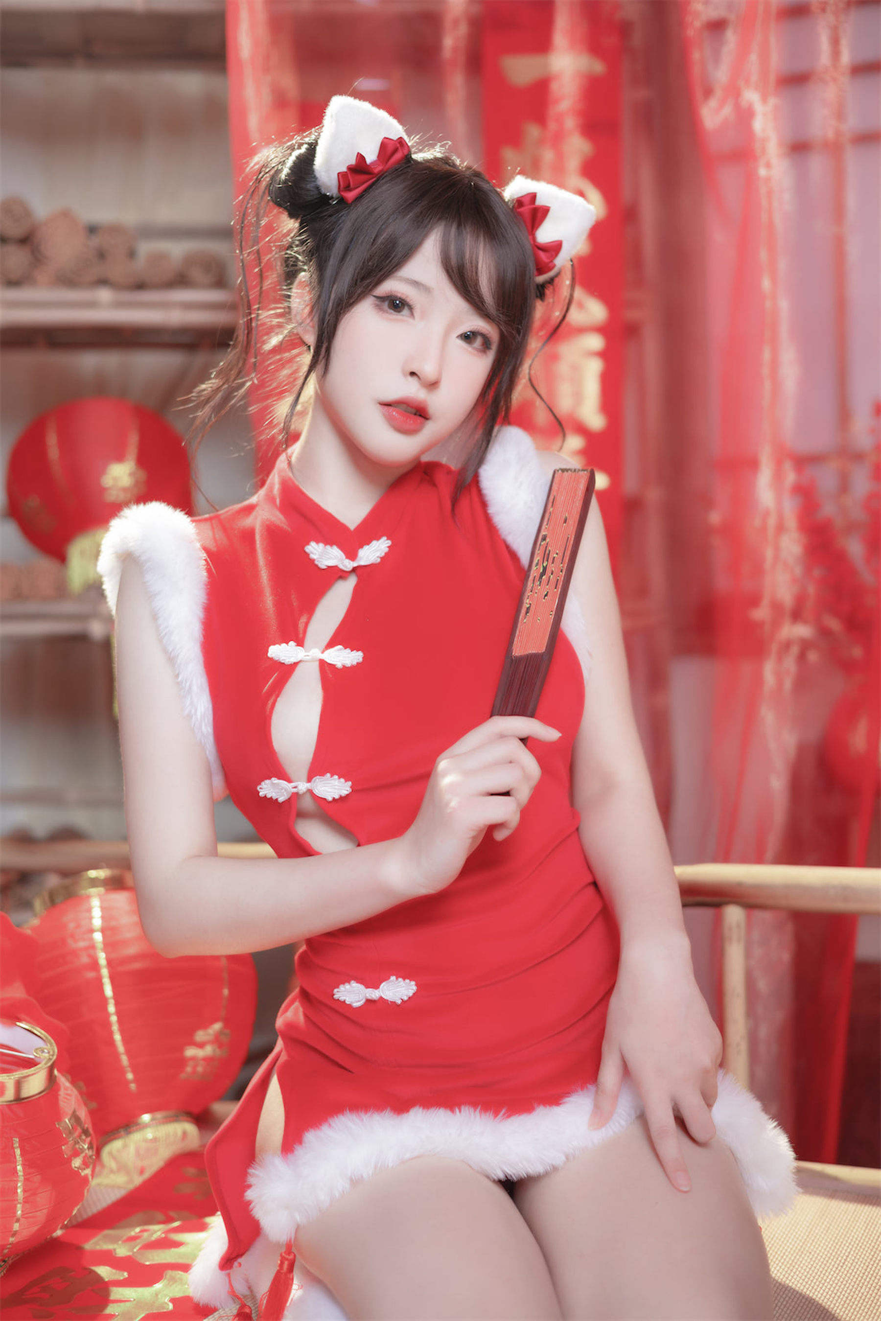 尤物清水由乃 - 2023新年旗袍