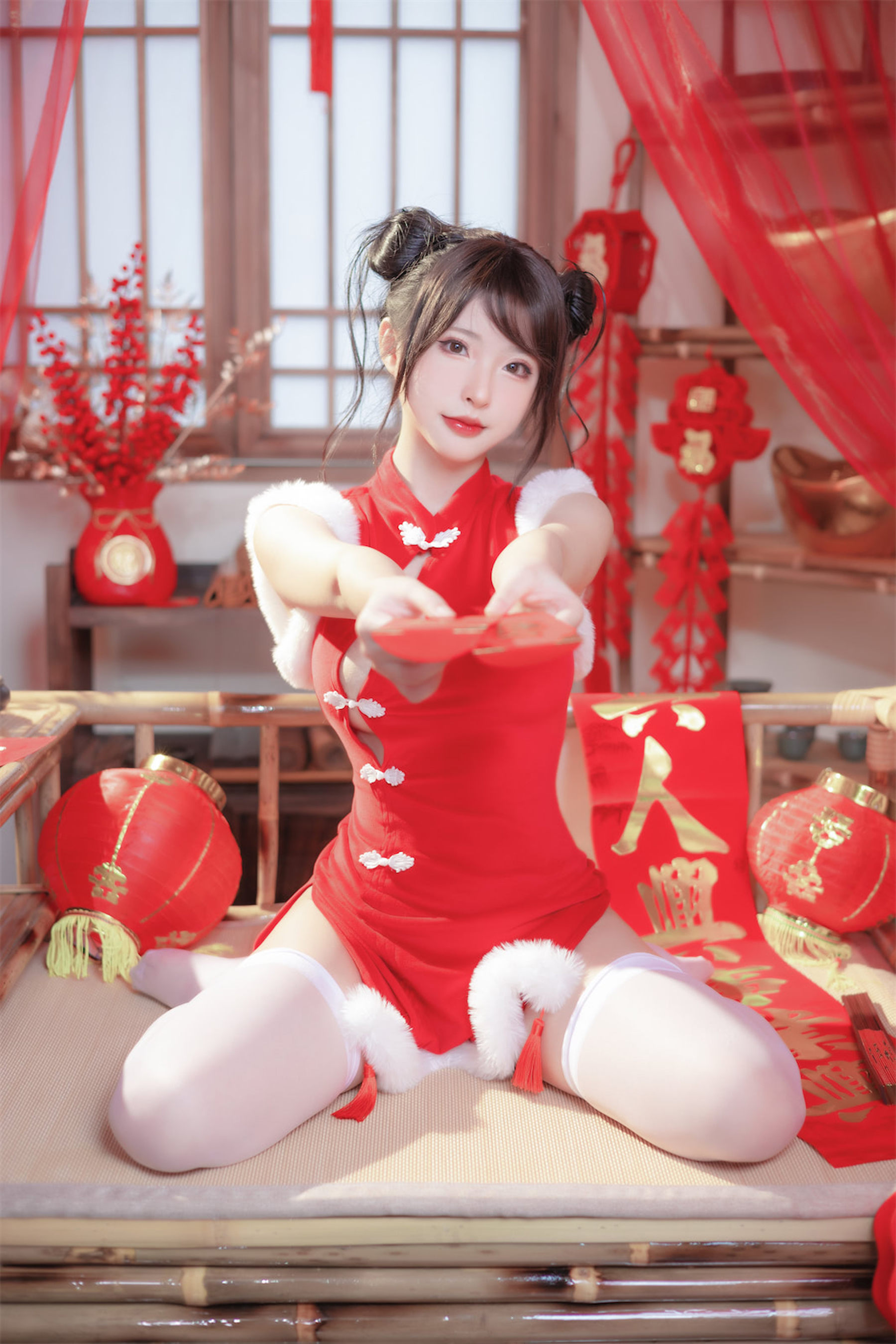 尤物清水由乃 - 2023新年旗袍