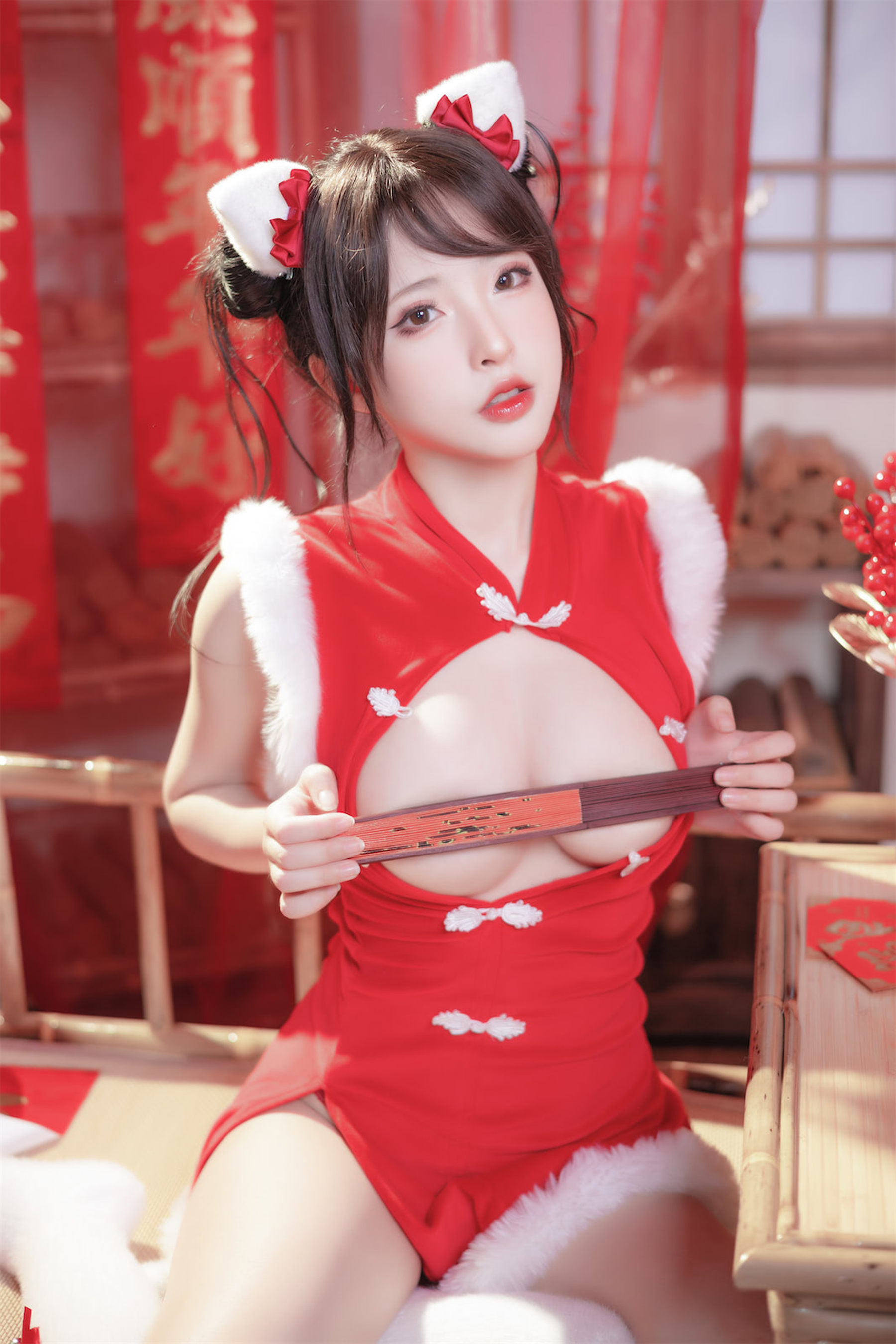尤物清水由乃 - 2023新年旗袍