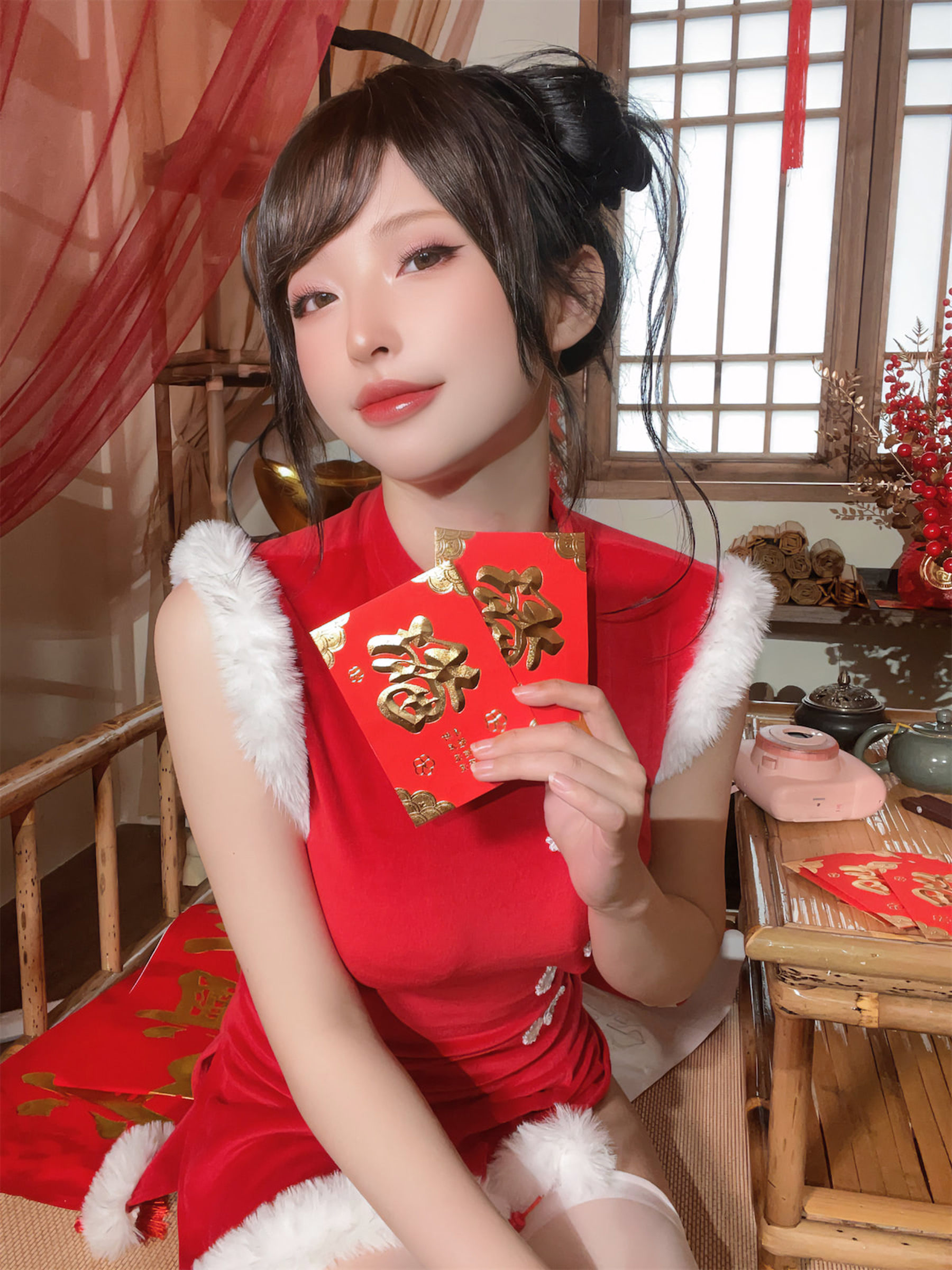 尤物清水由乃 - 2023新年旗袍